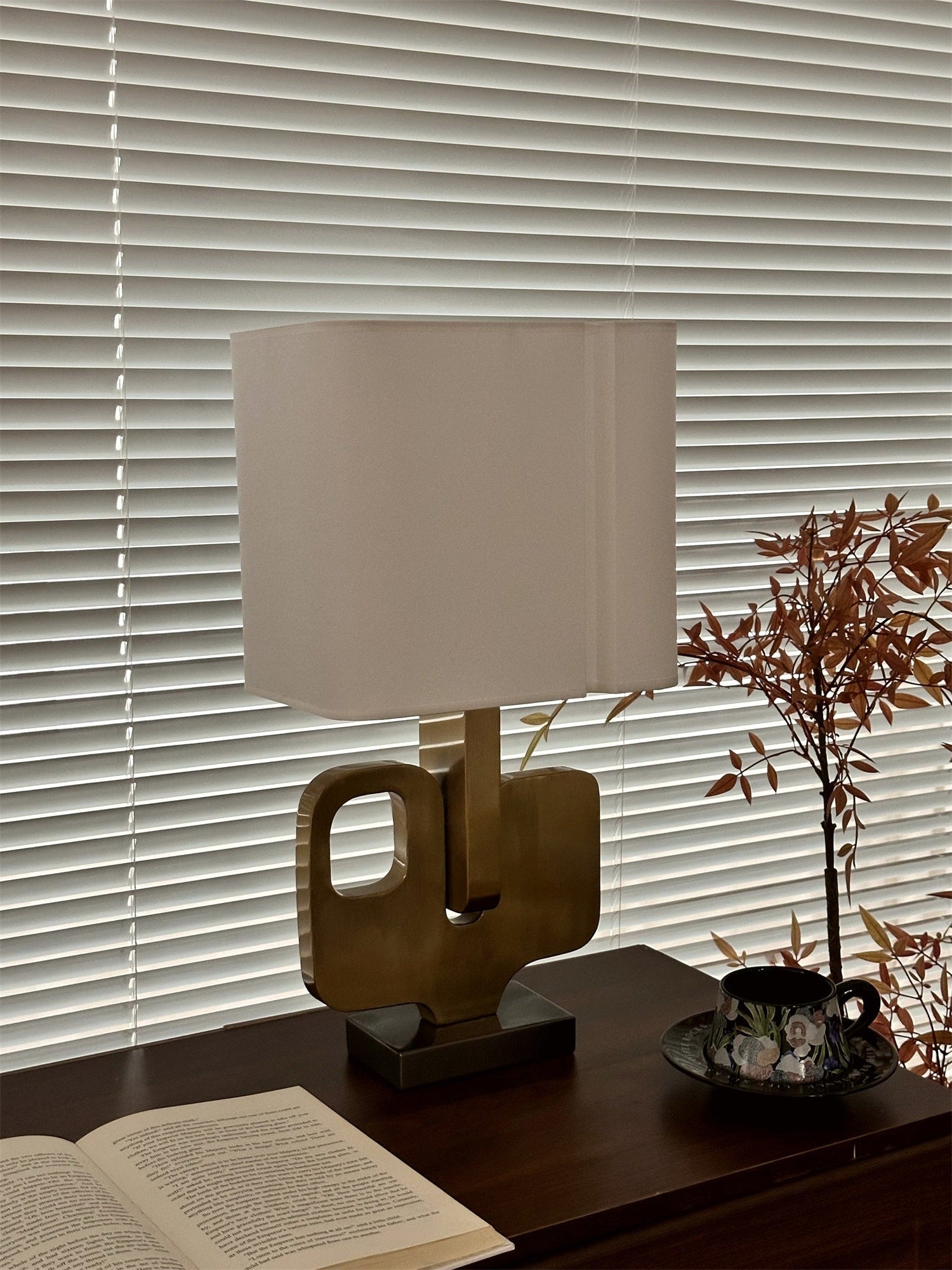 Glyph Table Lamp-Neutral Decor