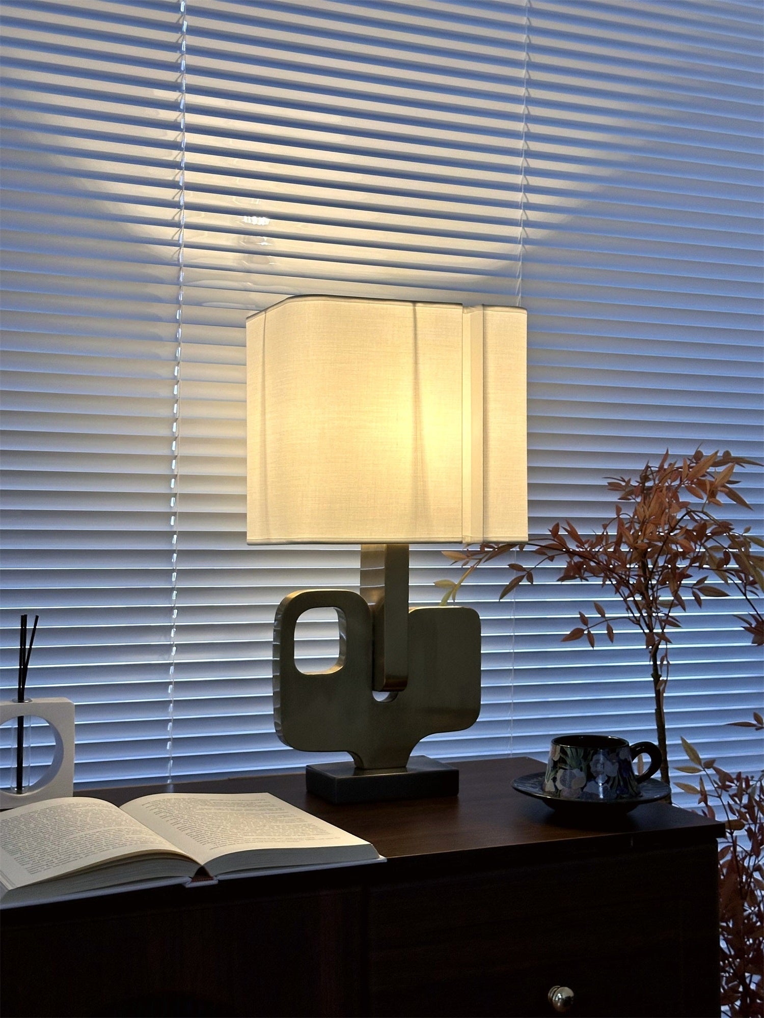 Glyph Table Lamp-Neutral Decor