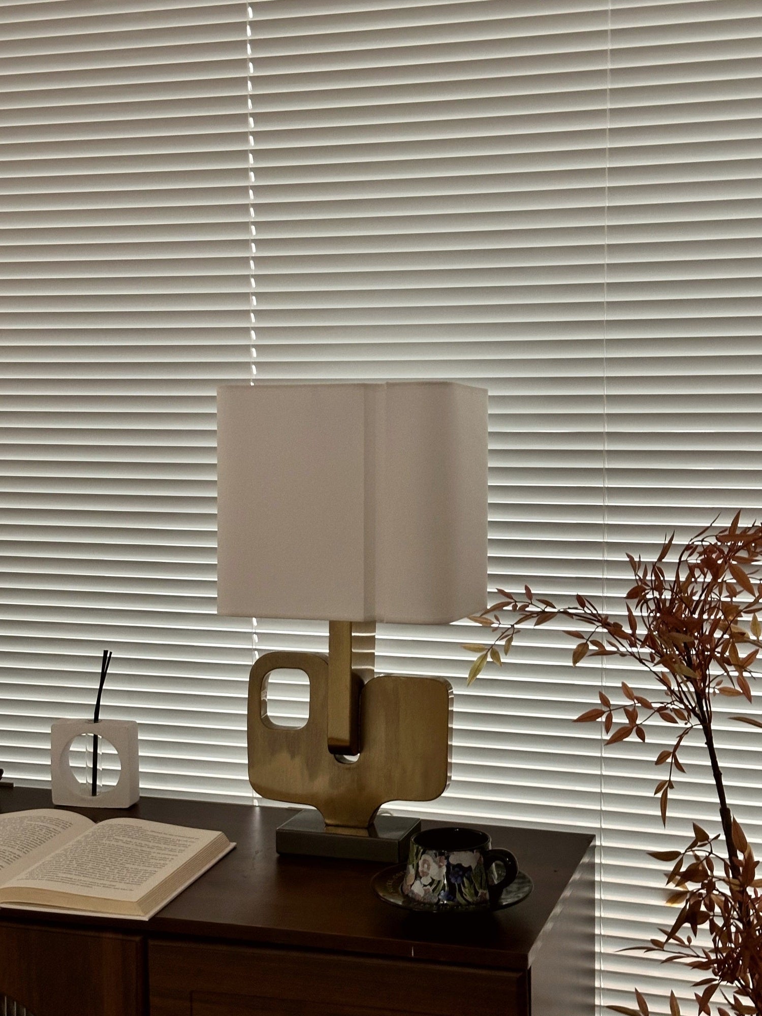 Glyph Table Lamp-Neutral Decor