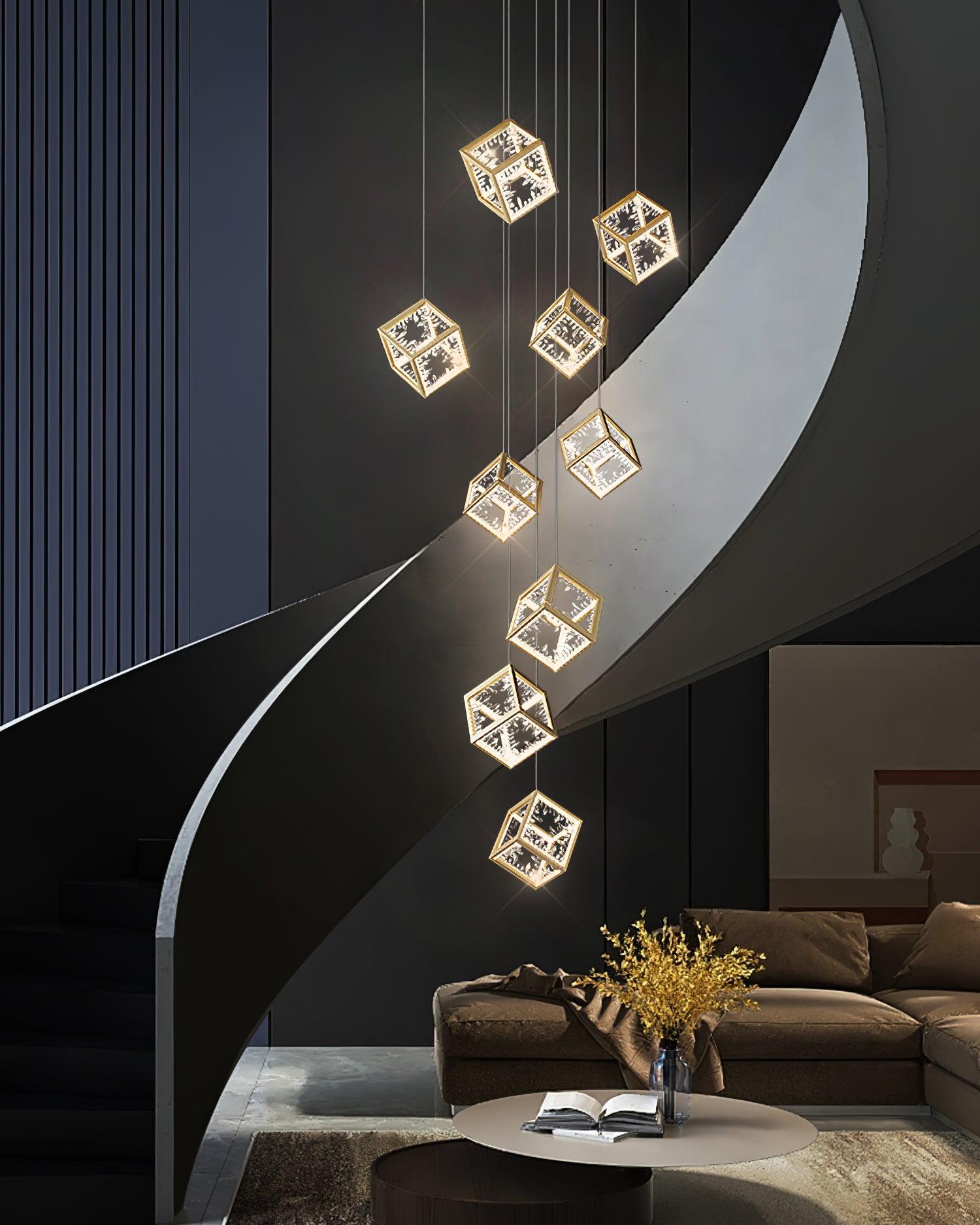 Lattice Chandelier
