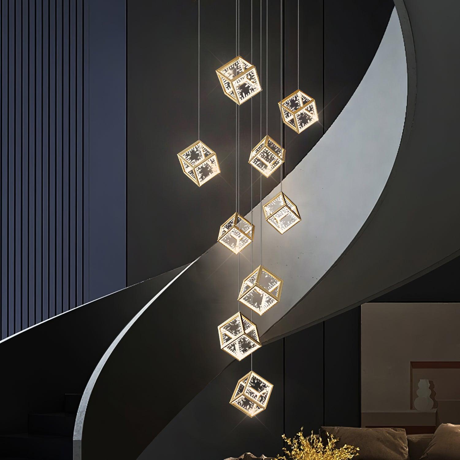 Lattice Chandelier