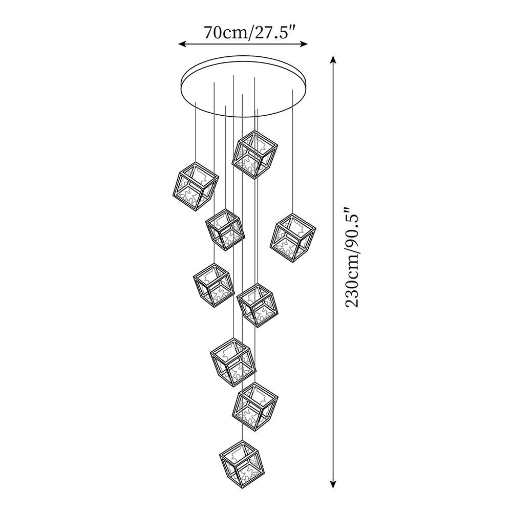 Lattice Chandelier