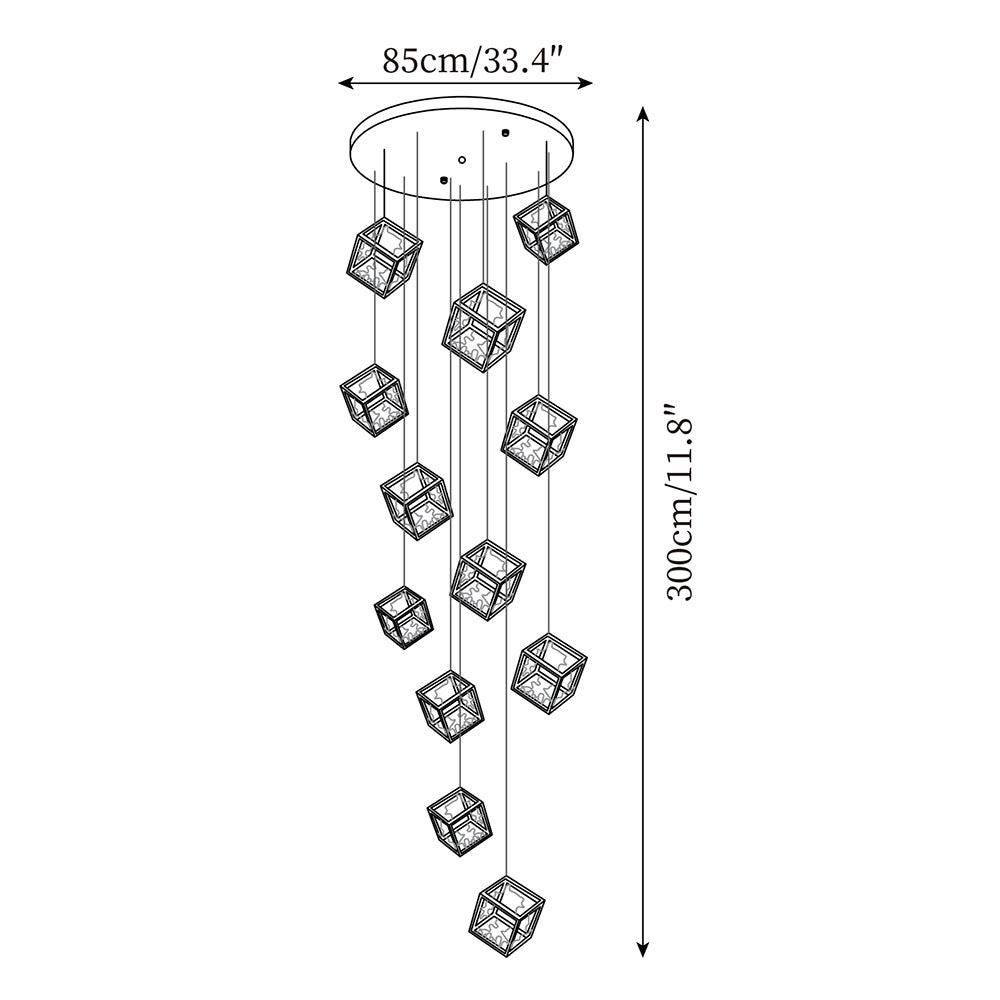 Lattice Chandelier