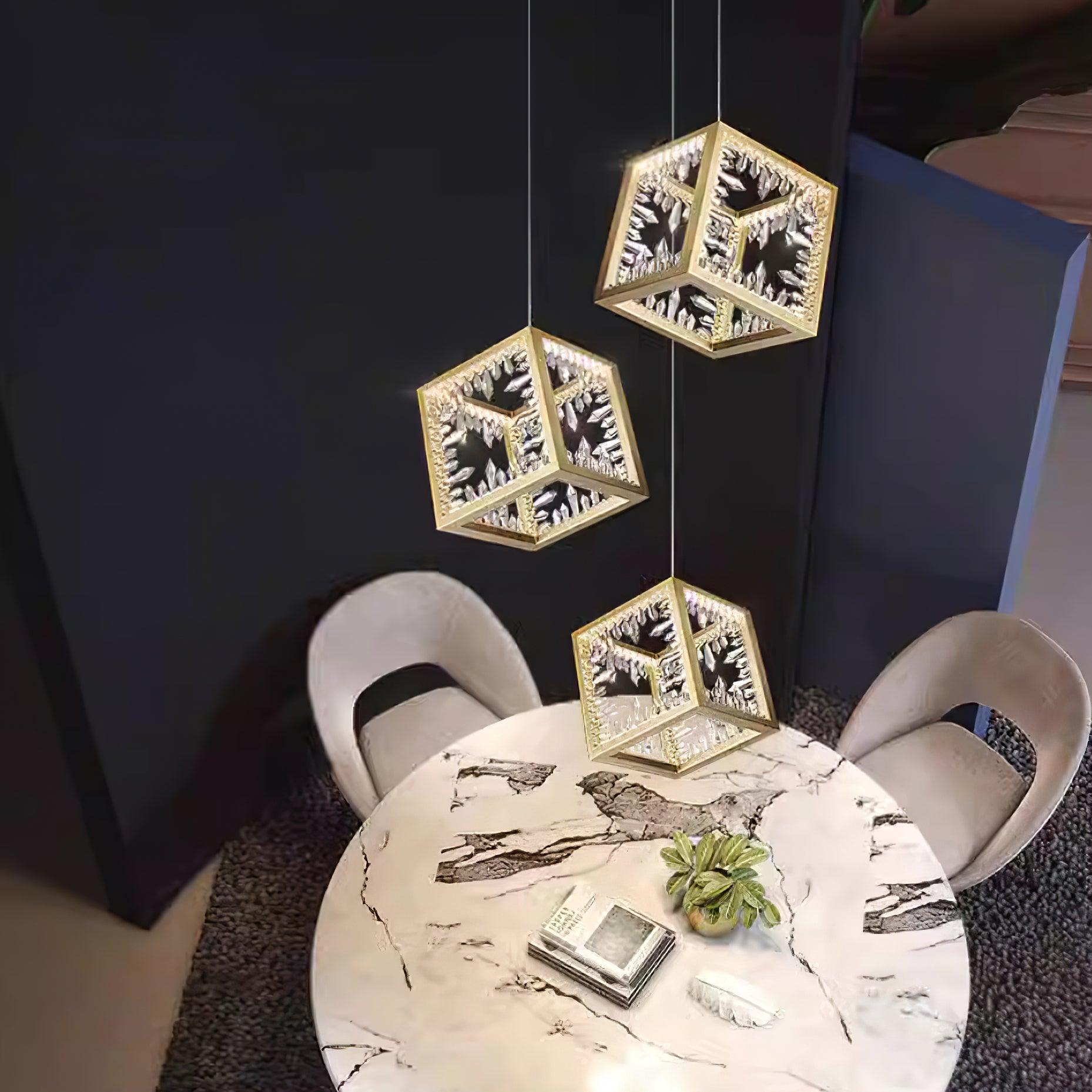 Lattice Chandelier