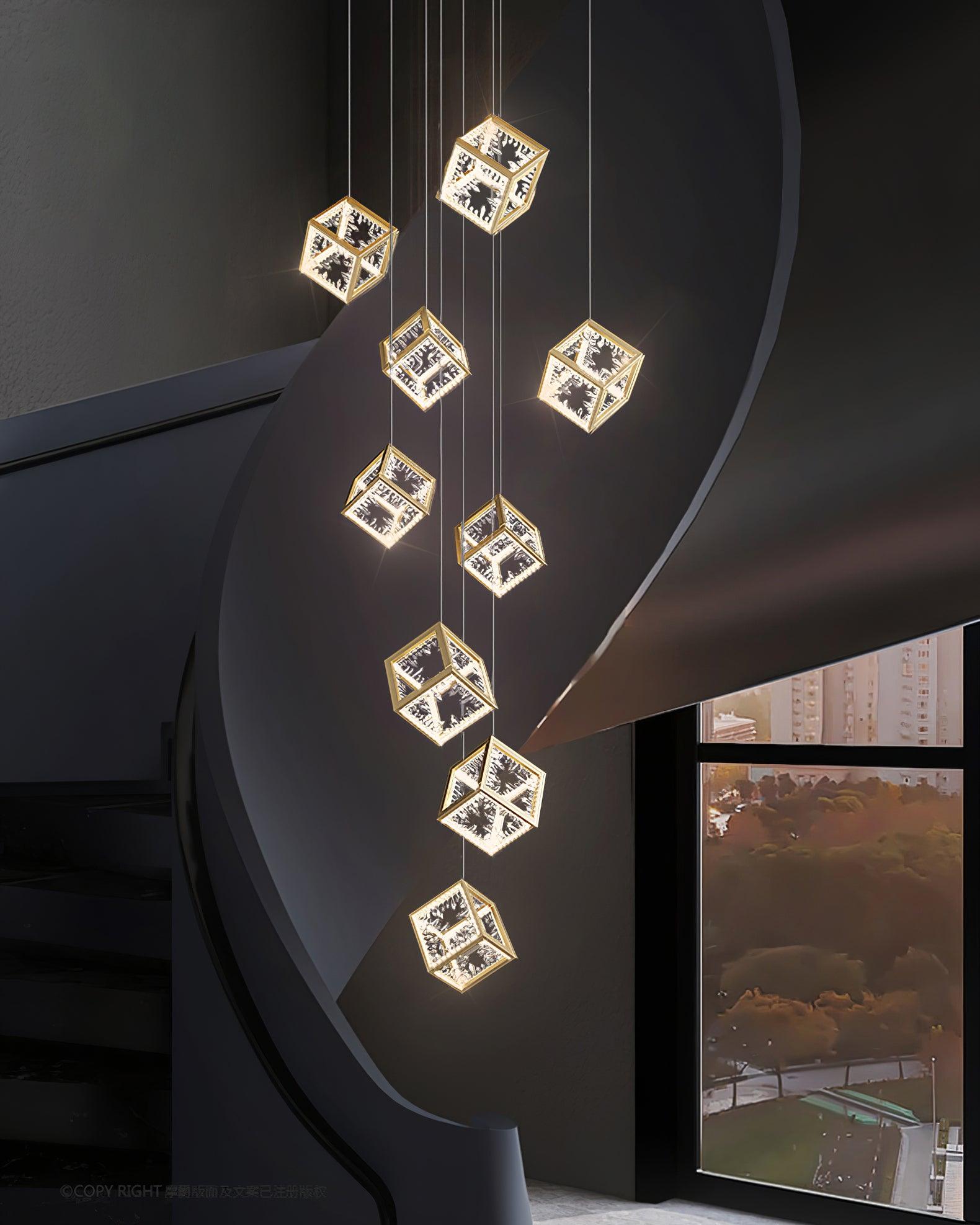 Lattice Chandelier
