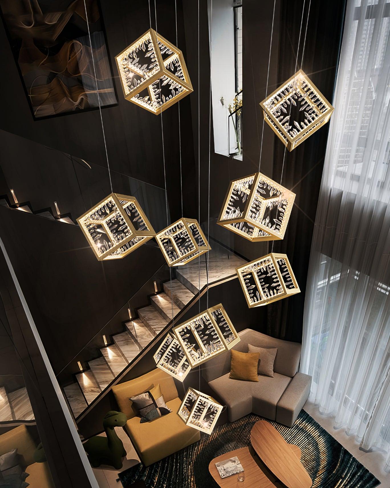 Lattice Chandelier