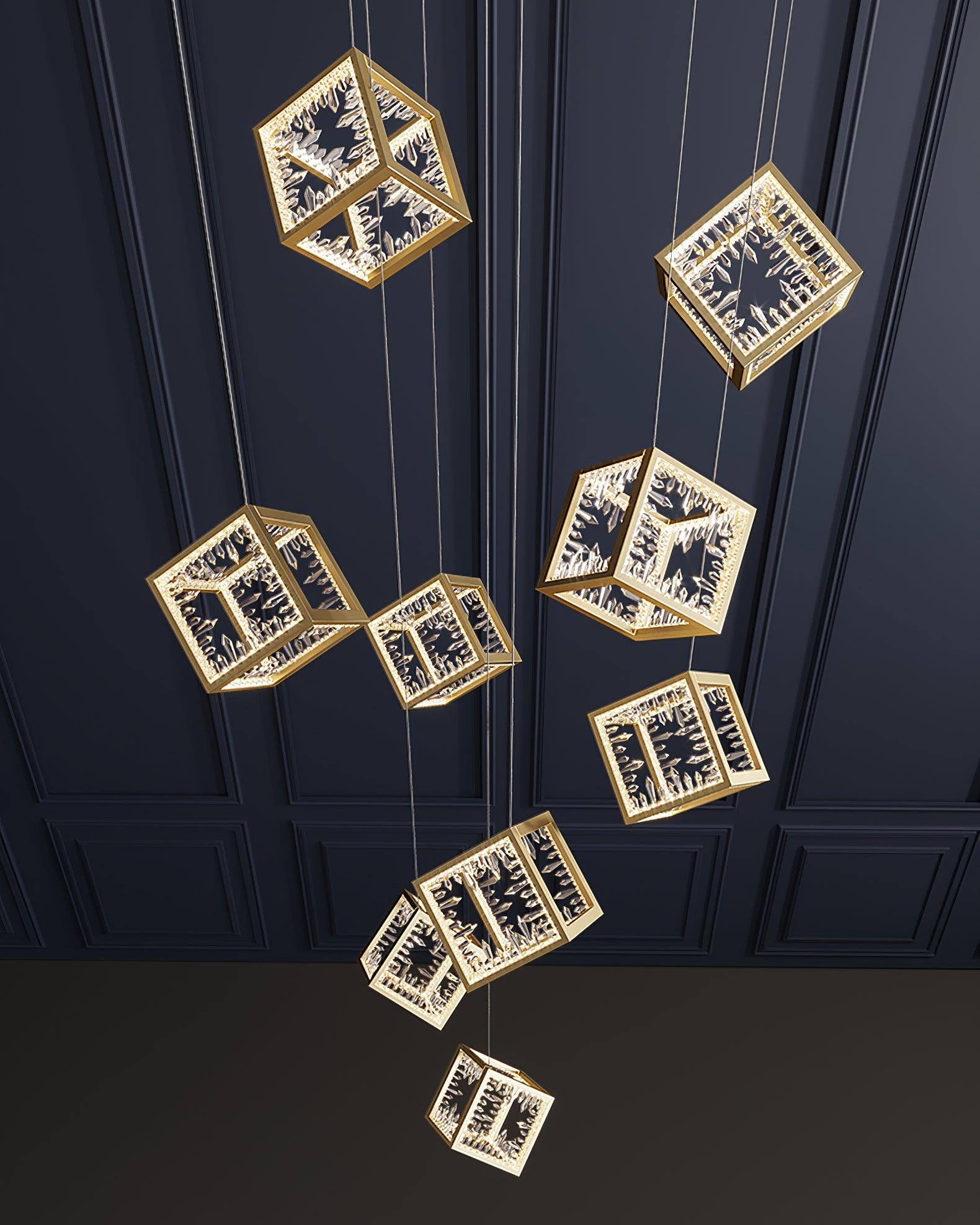 Lattice Chandelier
