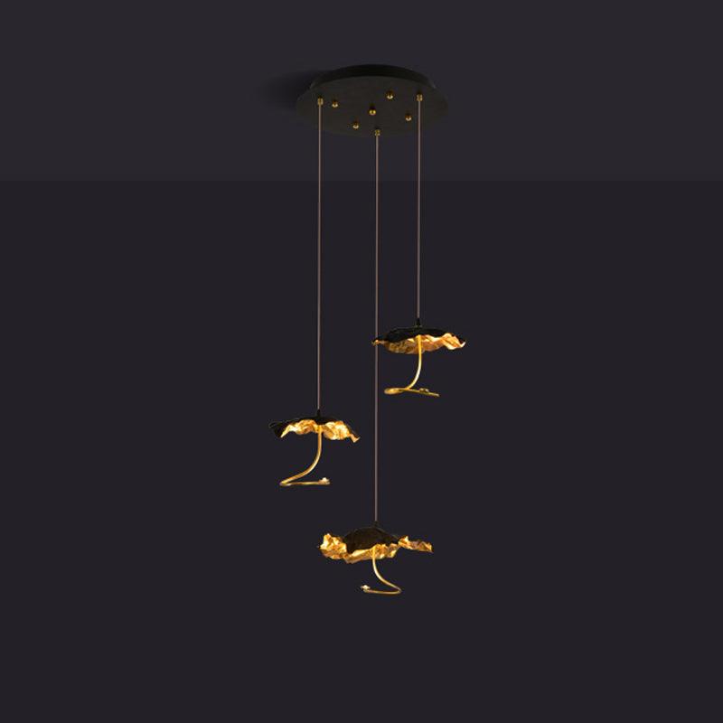 Aureate Cloud Brass Cluster Chandelier-Neutral Decor