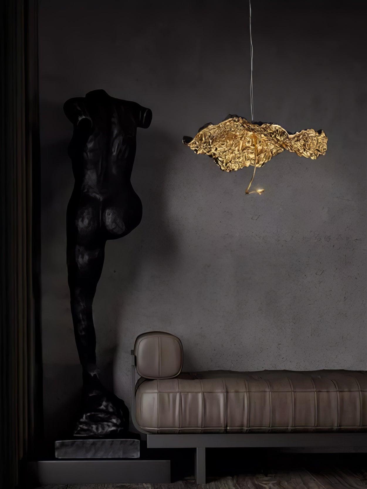 Aureate Cloud Brass Cluster Chandelier-Neutral Decor