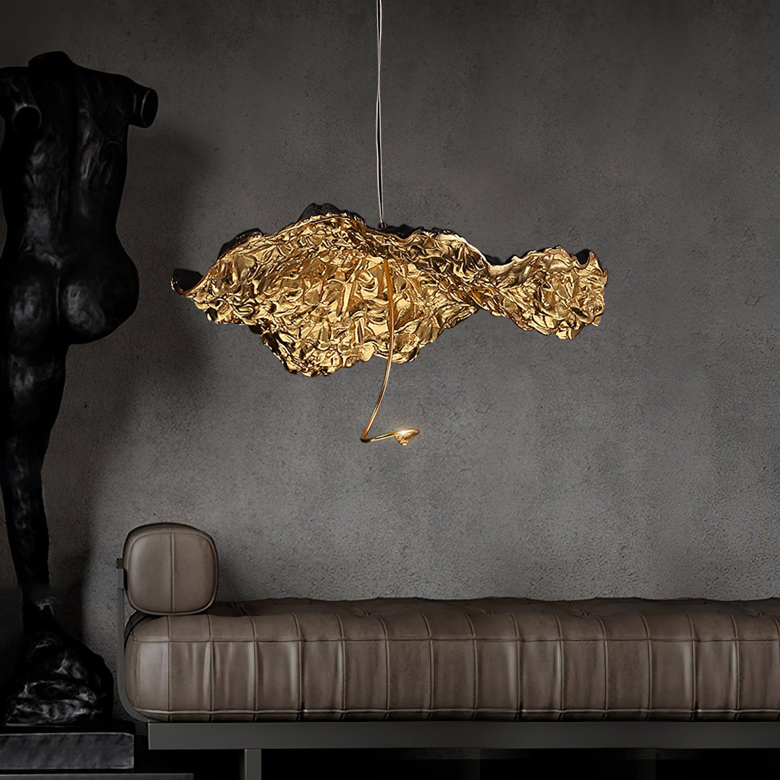 Aureate Cloud Brass Cluster Chandelier-Neutral Decor