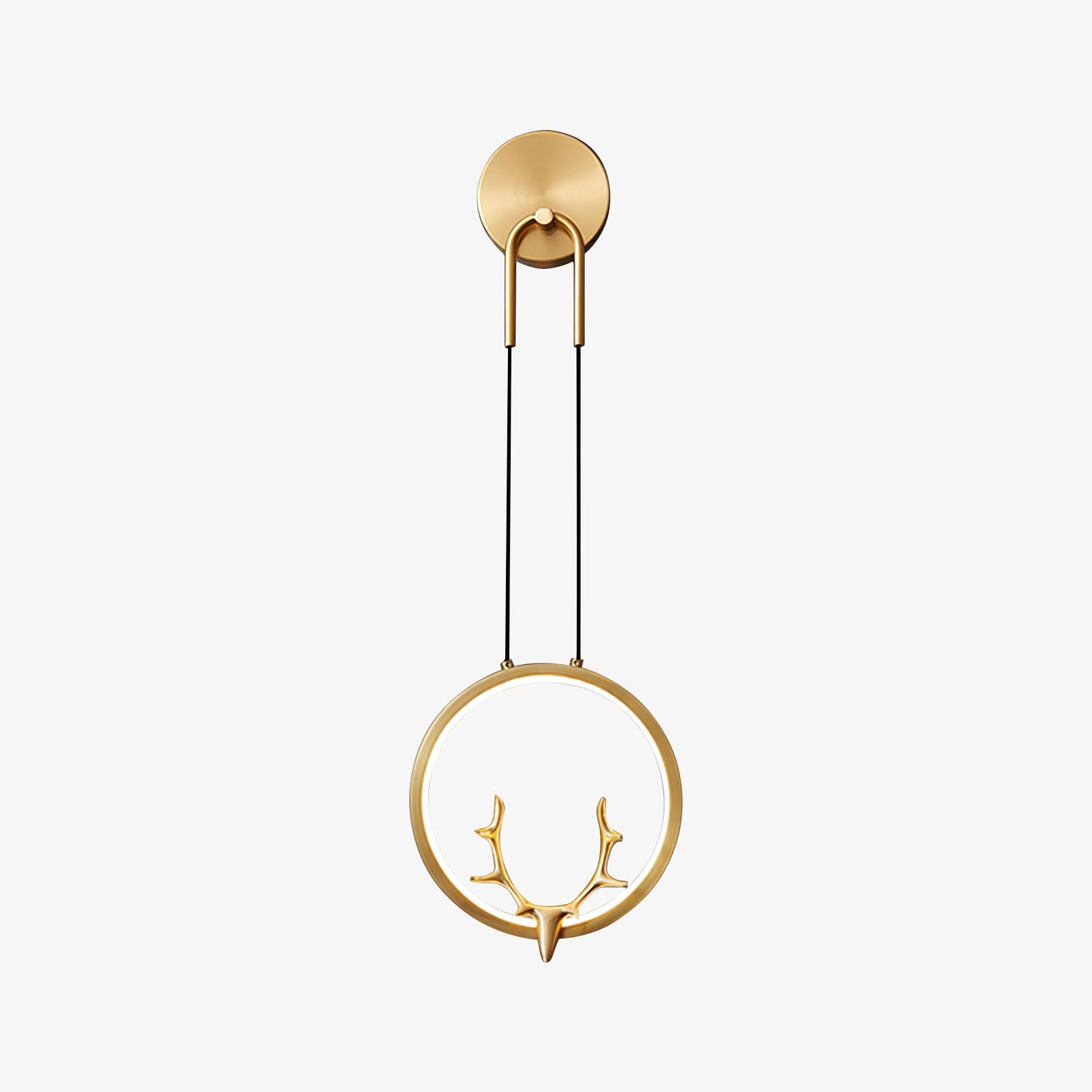 Kirixy Brass Whimsical Wall Lamp-Neutral Decor