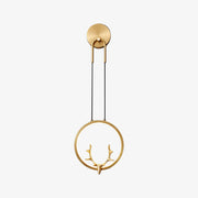 Kirixy Brass Whimsical Wall Lamp-Neutral Decor
