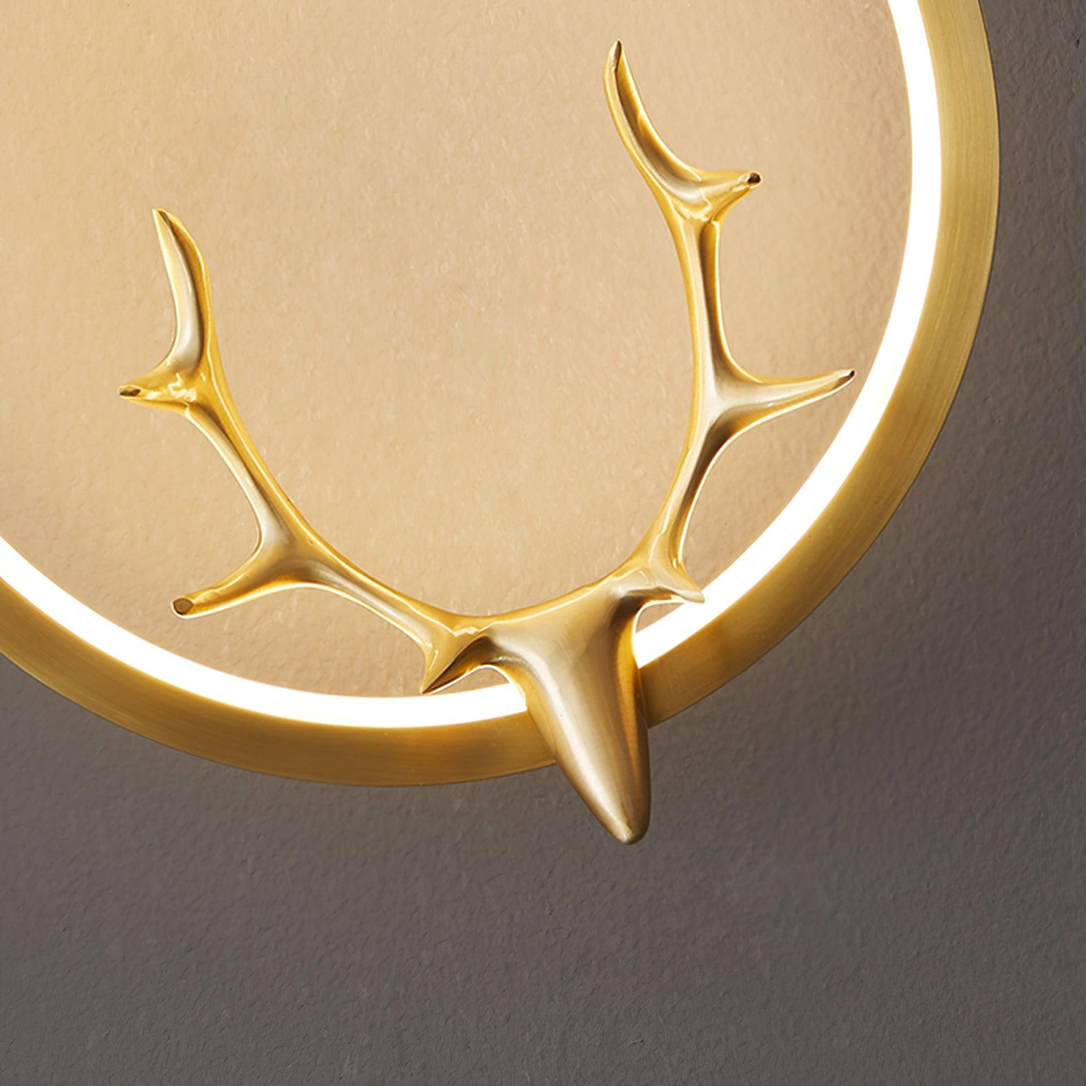 Kirixy Brass Whimsical Wall Lamp-Neutral Decor