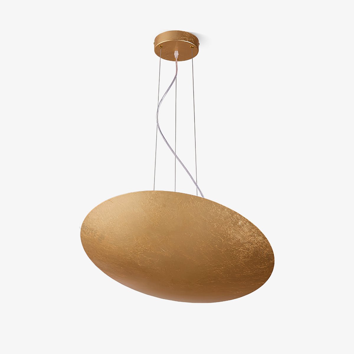 Rusken Gold Foil Pendant Lamp-Neutral Decor