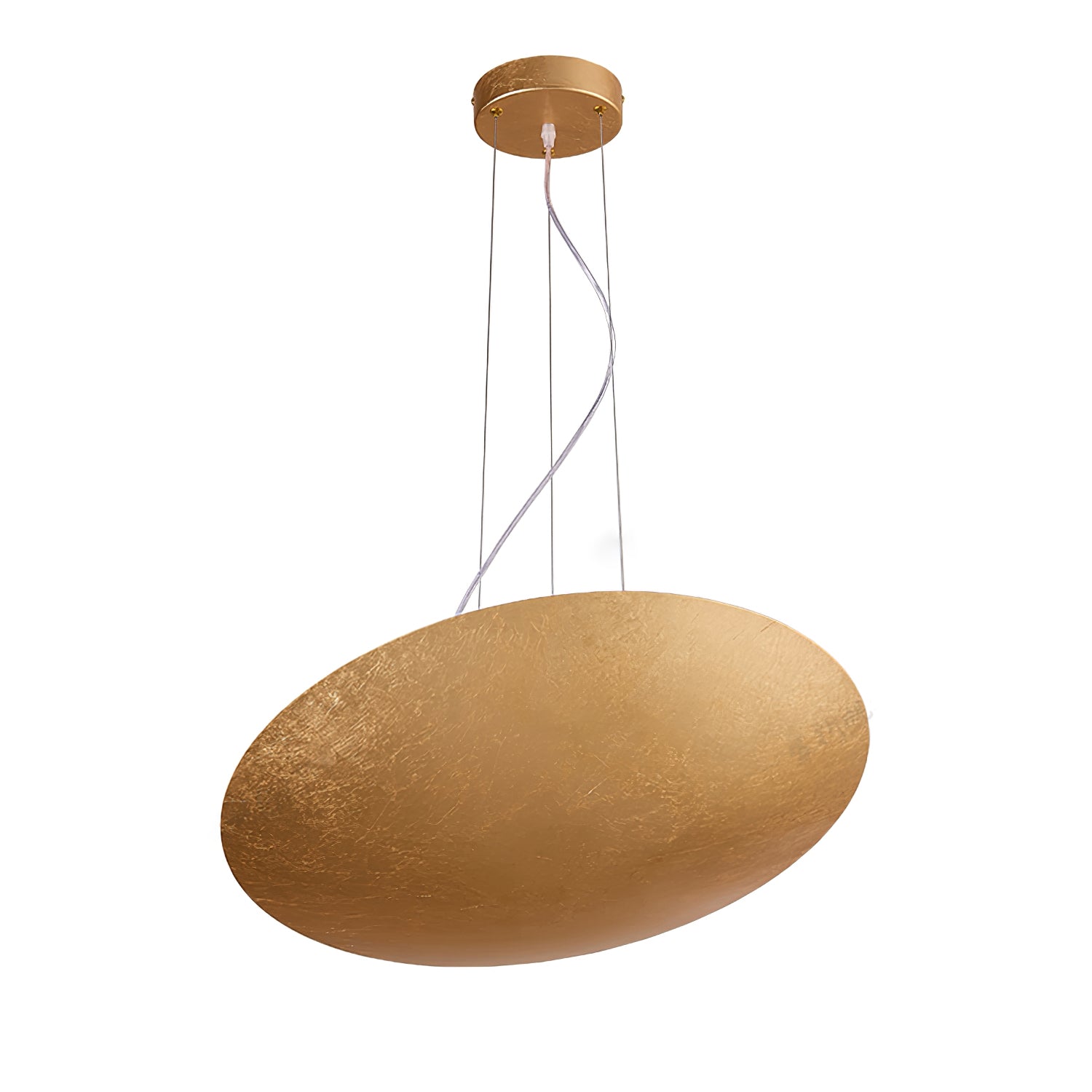 Rusken Gold Foil Pendant Lamp-Neutral Decor