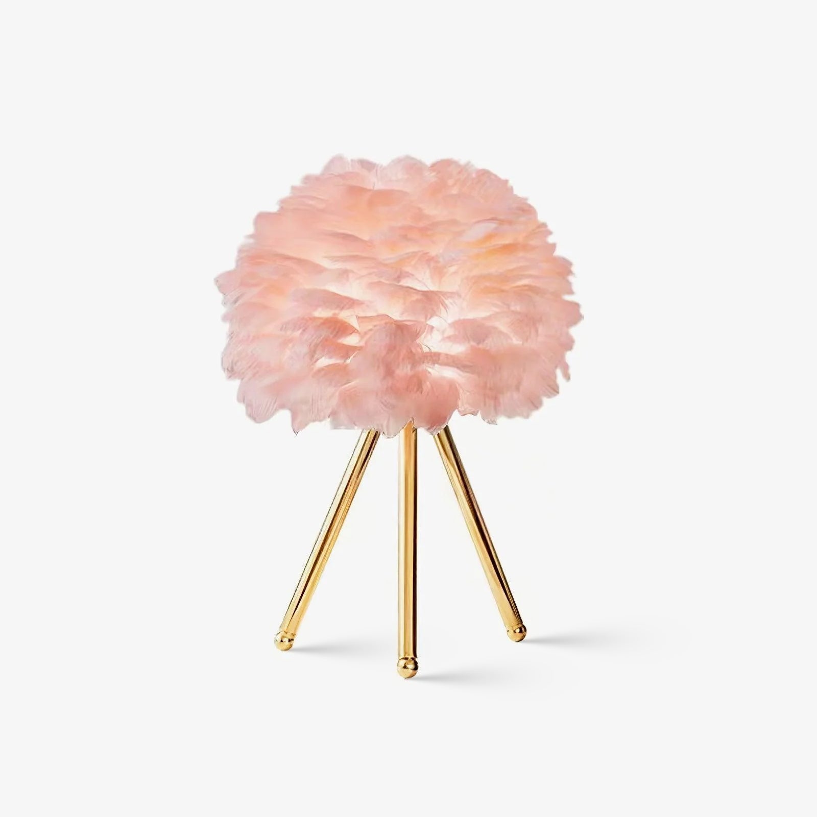 Nilo Feather Feminine Table Lamp-Neutral Decor
