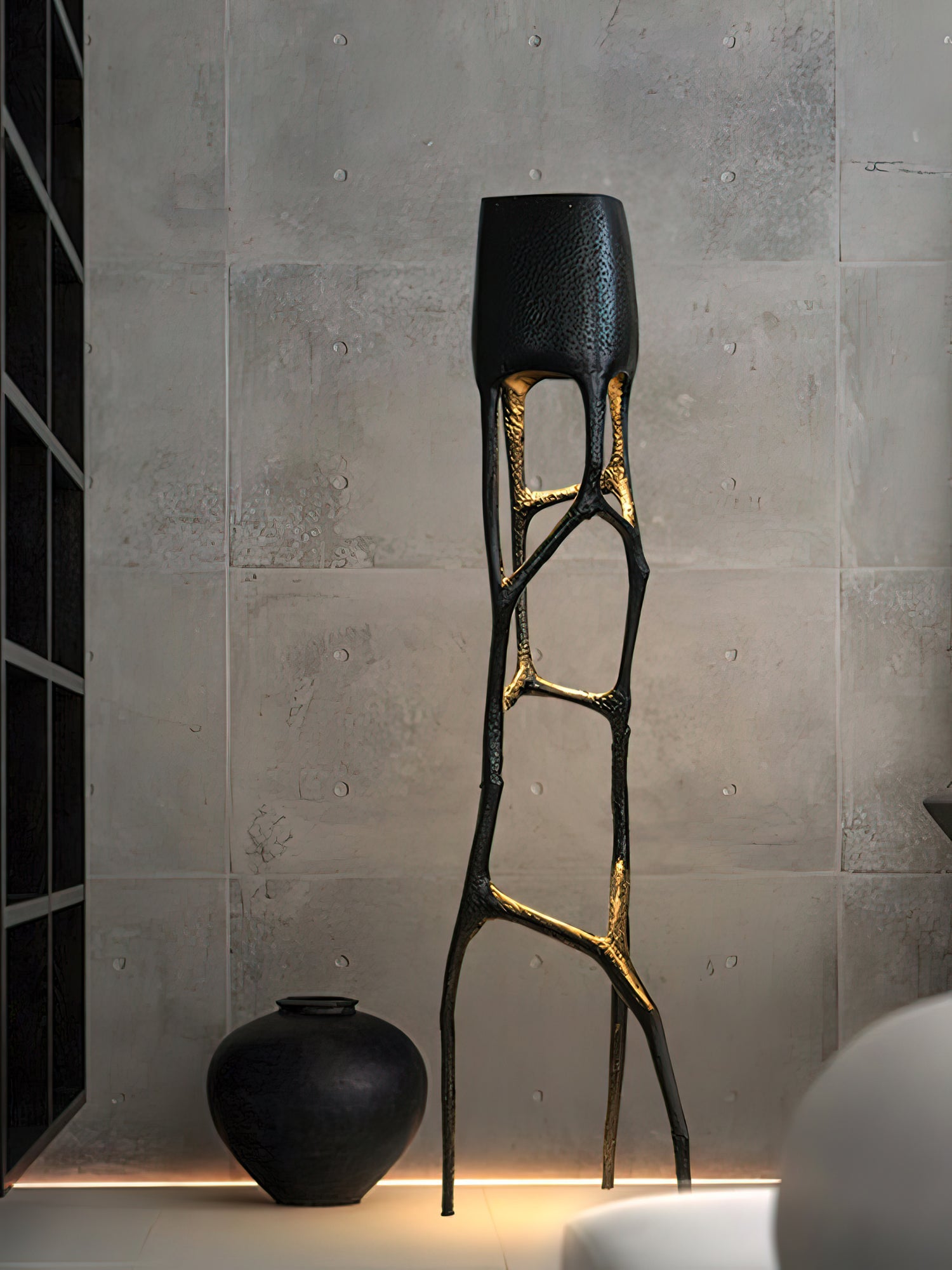Gothic Sculpture Floor Lamp-Neutral Decor