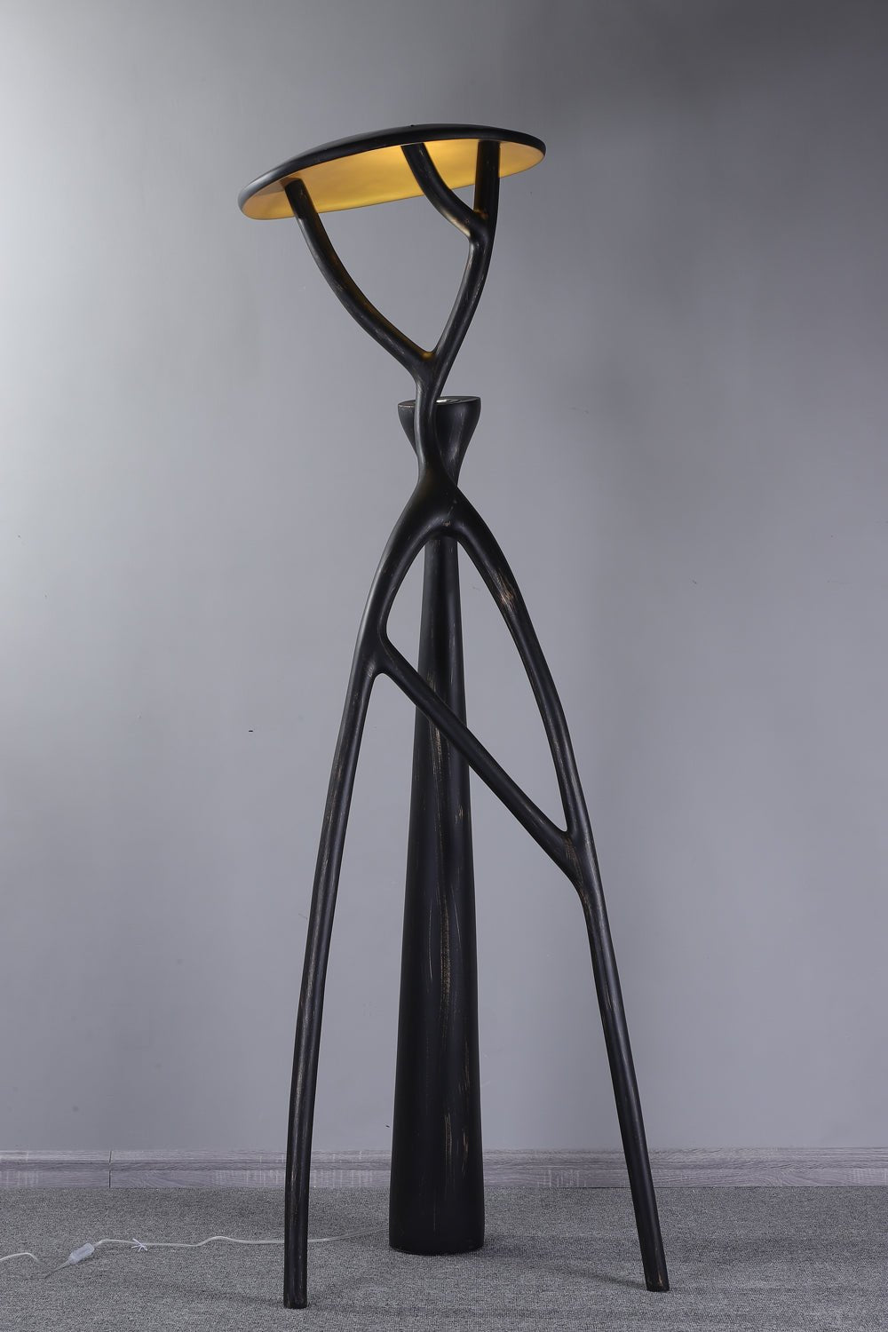 Gothic Tree Sculpture Floor Lamp-Neutral Decor