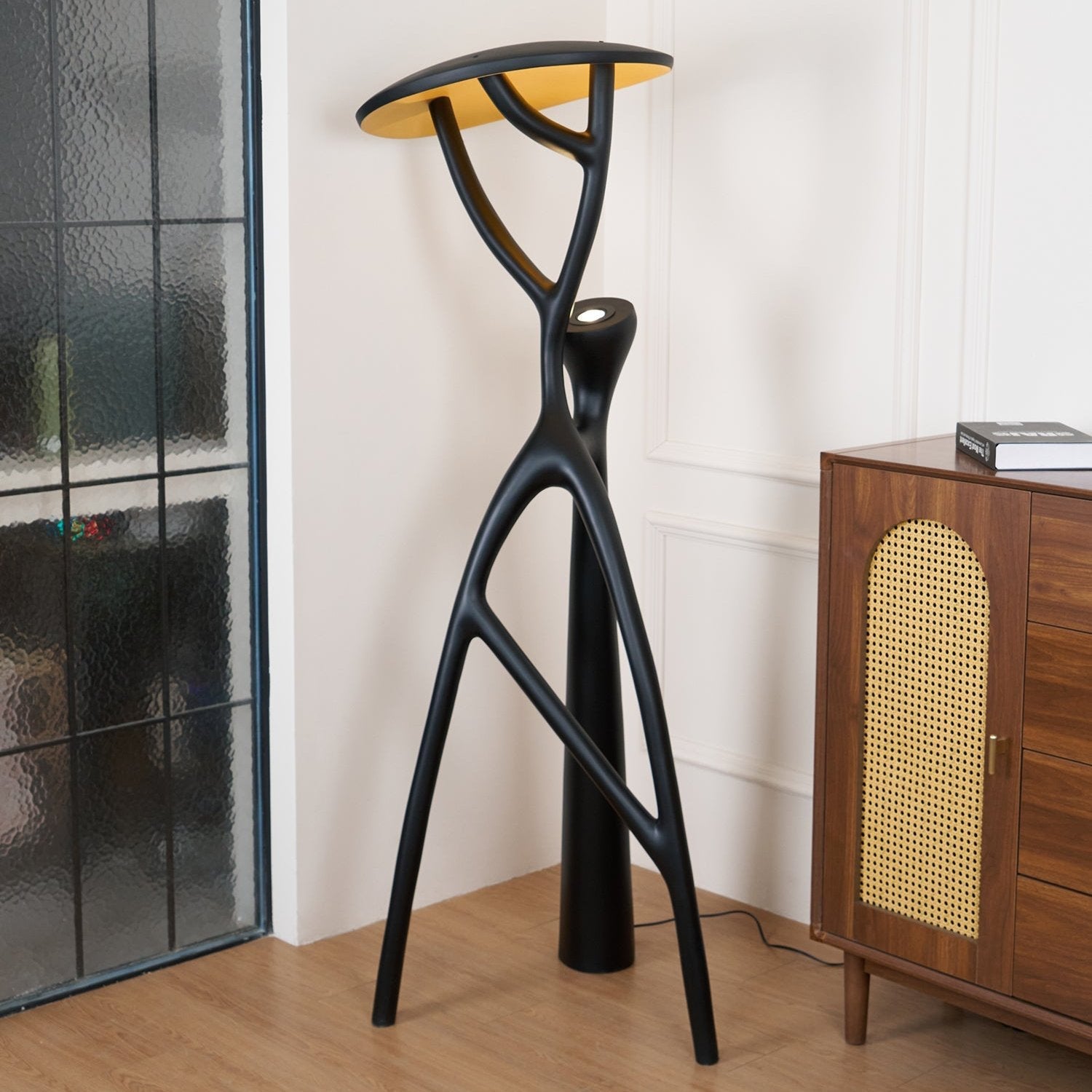 Gothic Tree Sculpture Floor Lamp-Neutral Decor