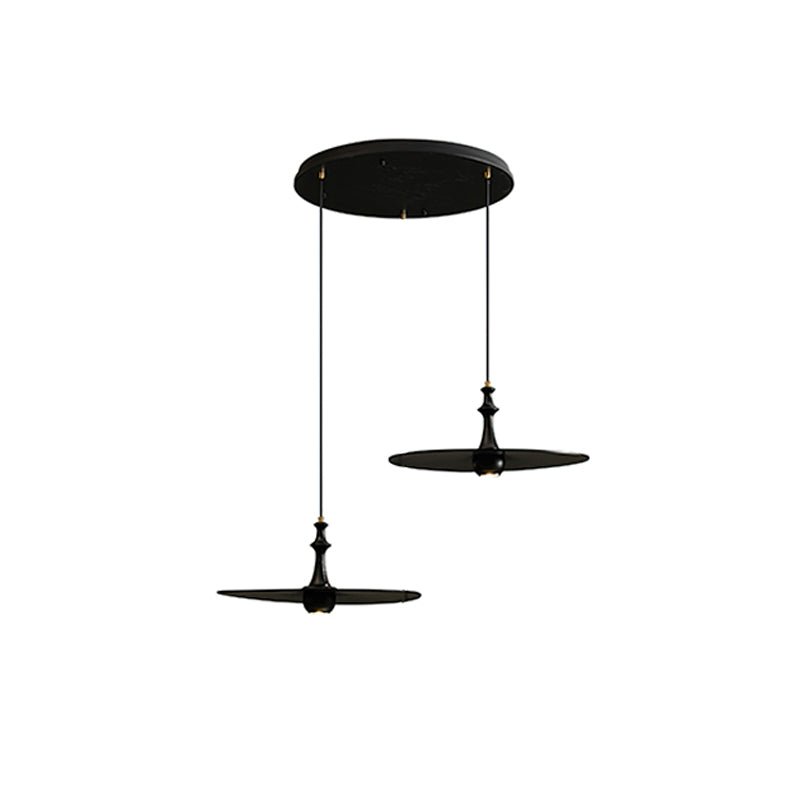 Syrinyra Sculptural Wood Disc Pendant Light-Neutral Decor