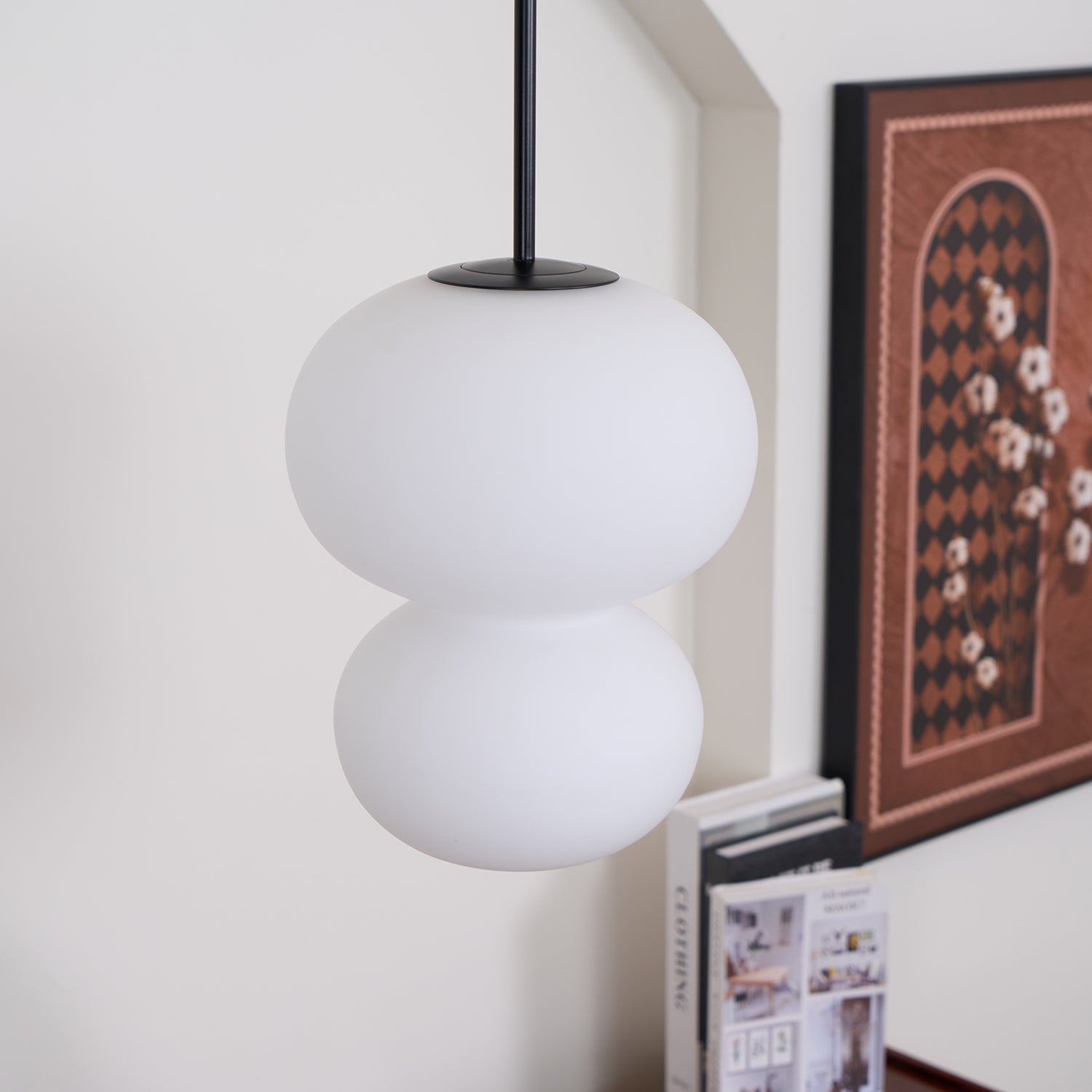 Xalt Minimalist Glass Pendant Light-Neutral Decor