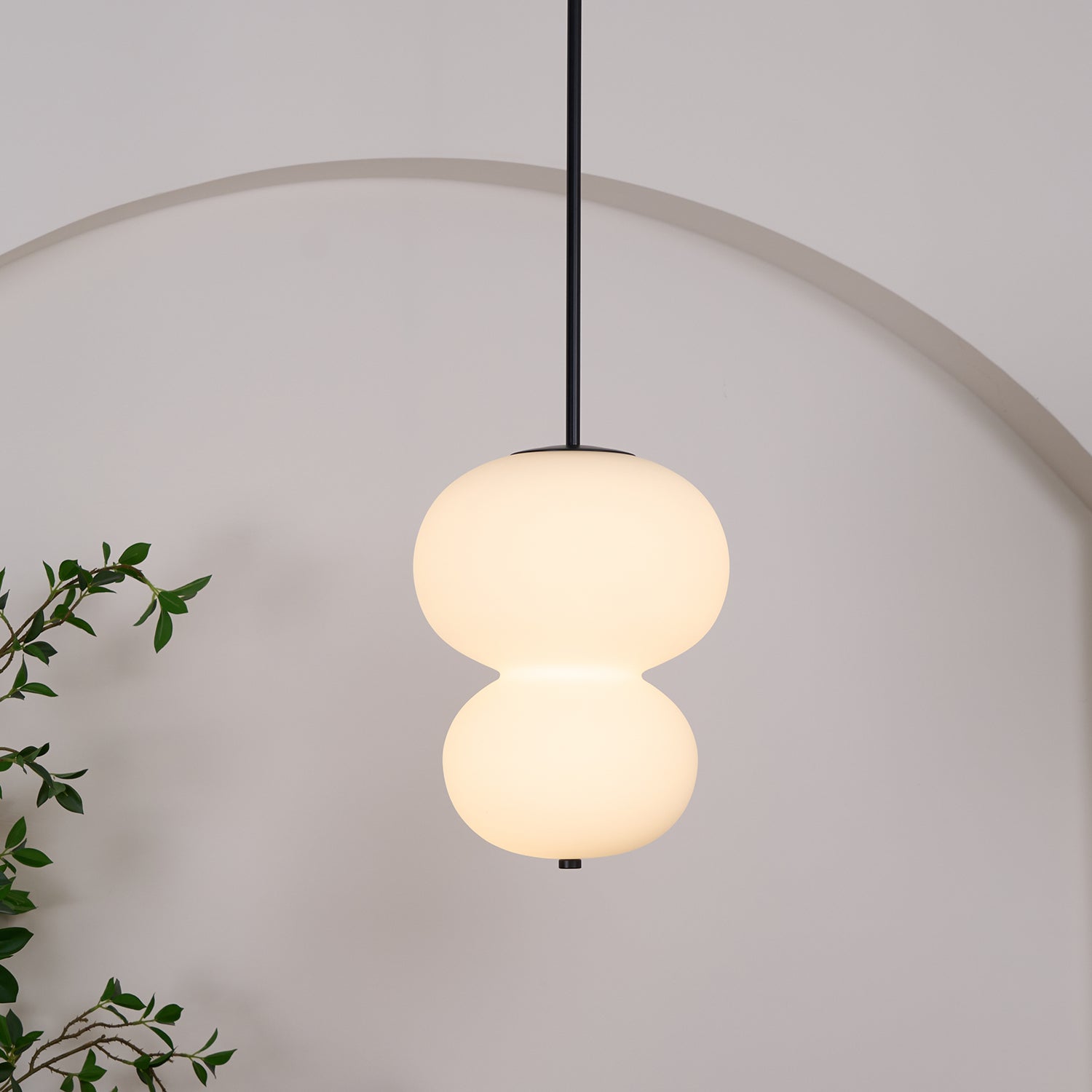 Xalt Minimalist Glass Pendant Light-Neutral Decor
