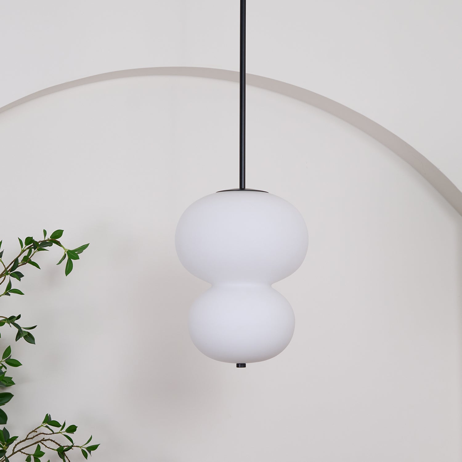 Xalt Minimalist Glass Pendant Light-Neutral Decor