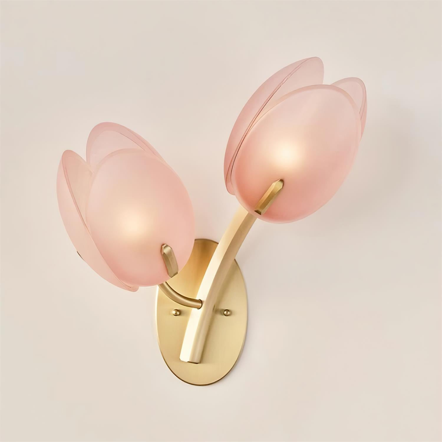 Gudelle Double Tulip Wall Lamp