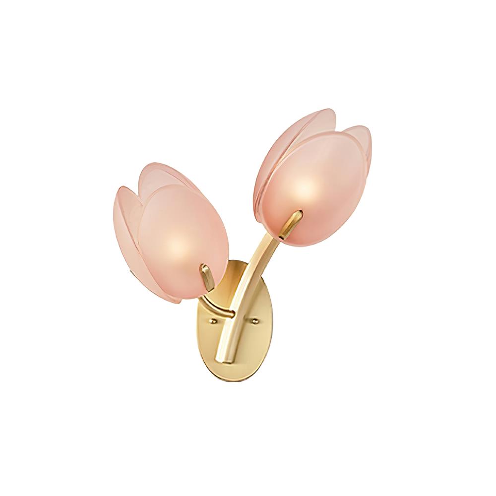 Gudelle Double Tulip Wall Lamp