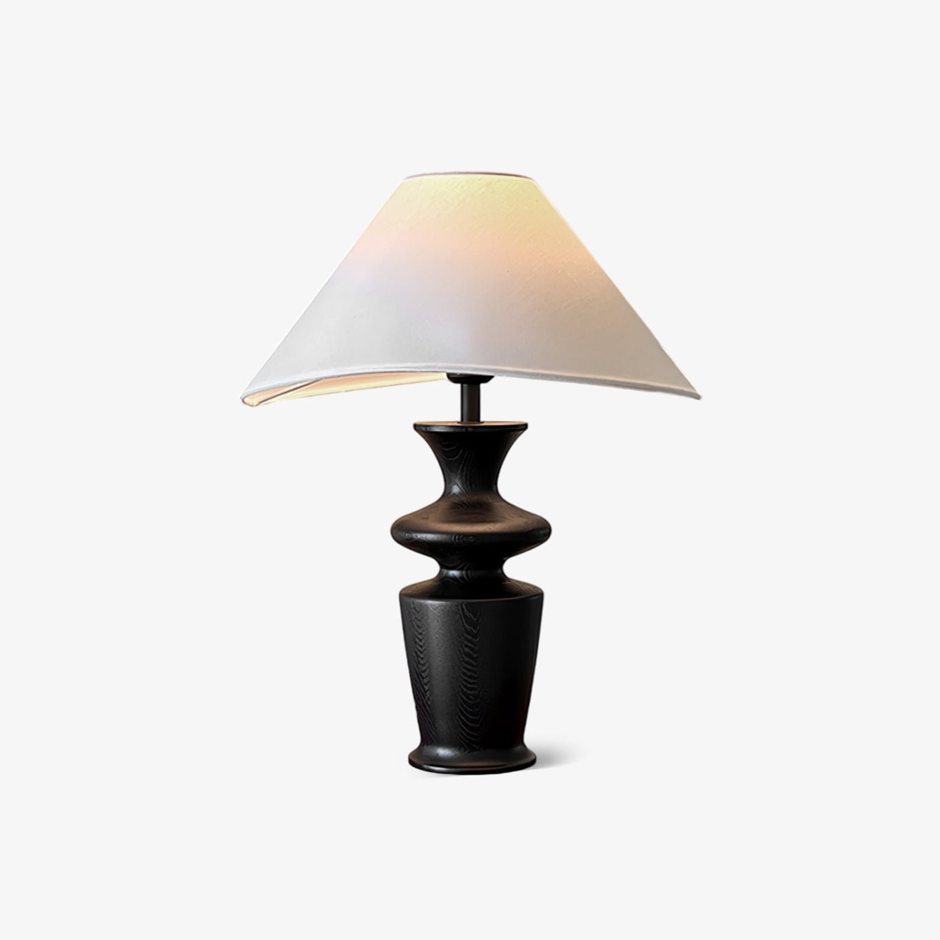 Arius Vintage Wood Table Lamp-Neutral Decor