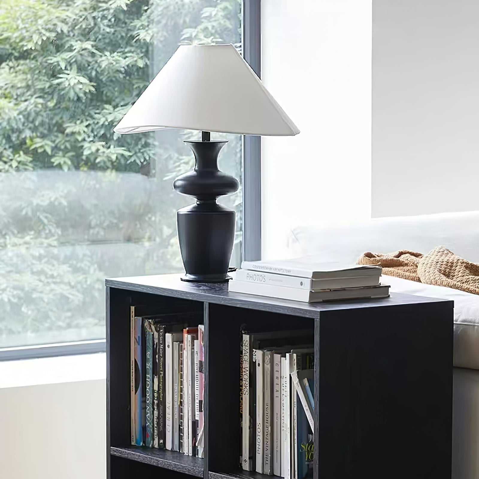 Arius Vintage Wood Table Lamp-Neutral Decor