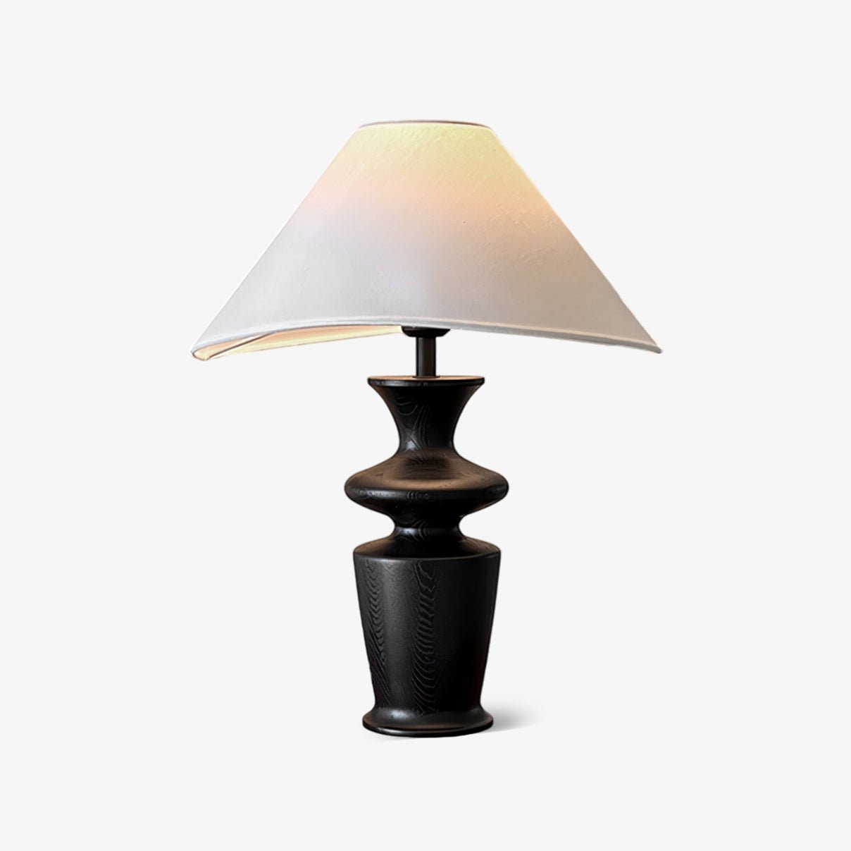 Arius Vintage Wood Table Lamp-Neutral Decor