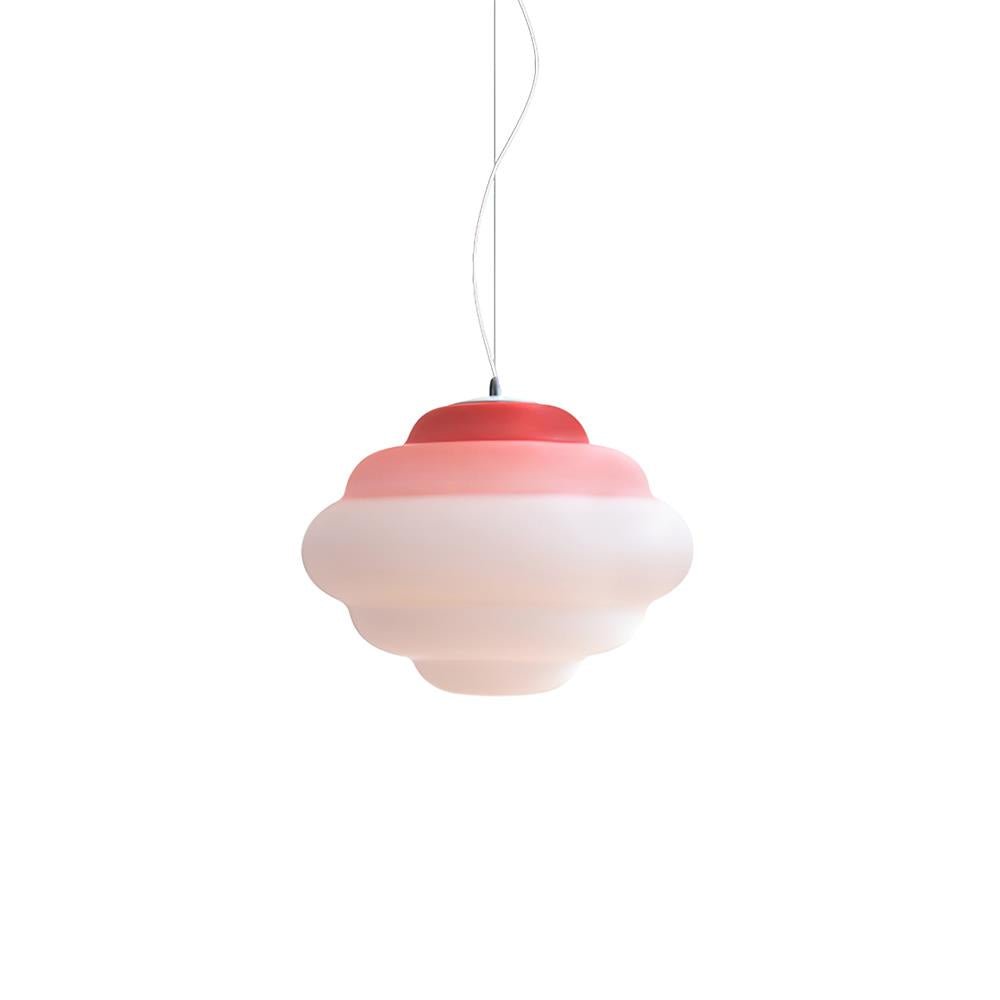 Eurvenara Premium Nordic Art Cloudy Glass Pendant Lamp-Neutral Decor