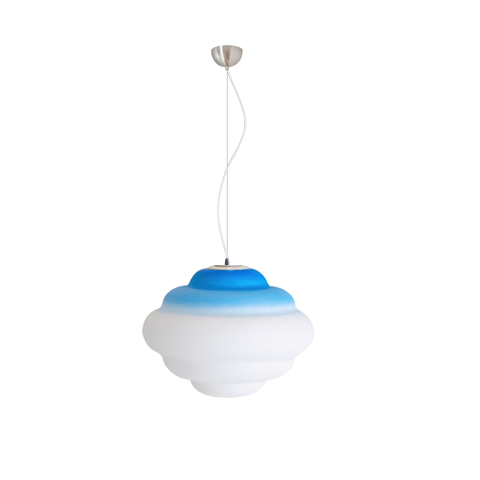 Eurvenara Premium Nordic Art Cloudy Glass Pendant Lamp-Neutral Decor