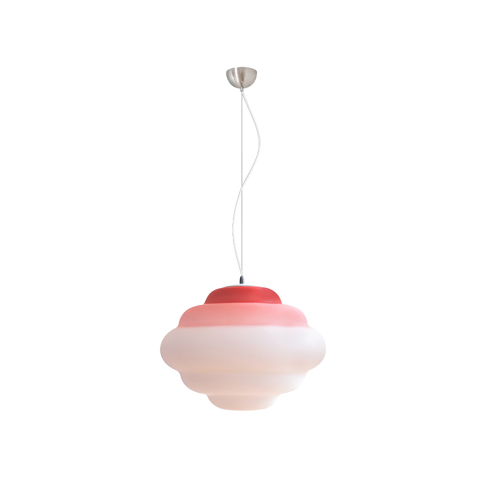 Eurvenara Premium Nordic Art Cloudy Glass Pendant Lamp-Neutral Decor