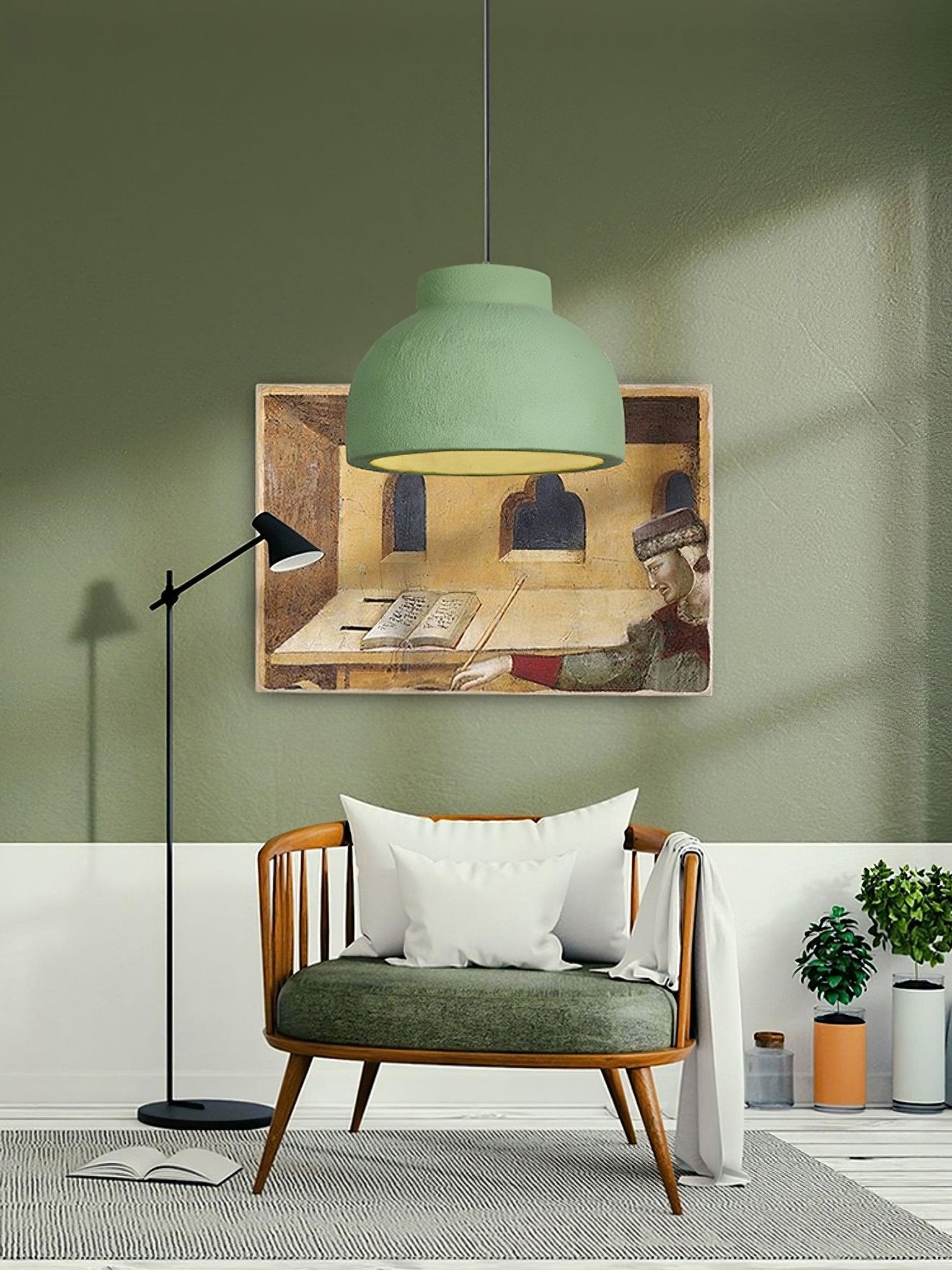 Divelo Polyethylene Cozy Pendant Lamp-Neutral Decor