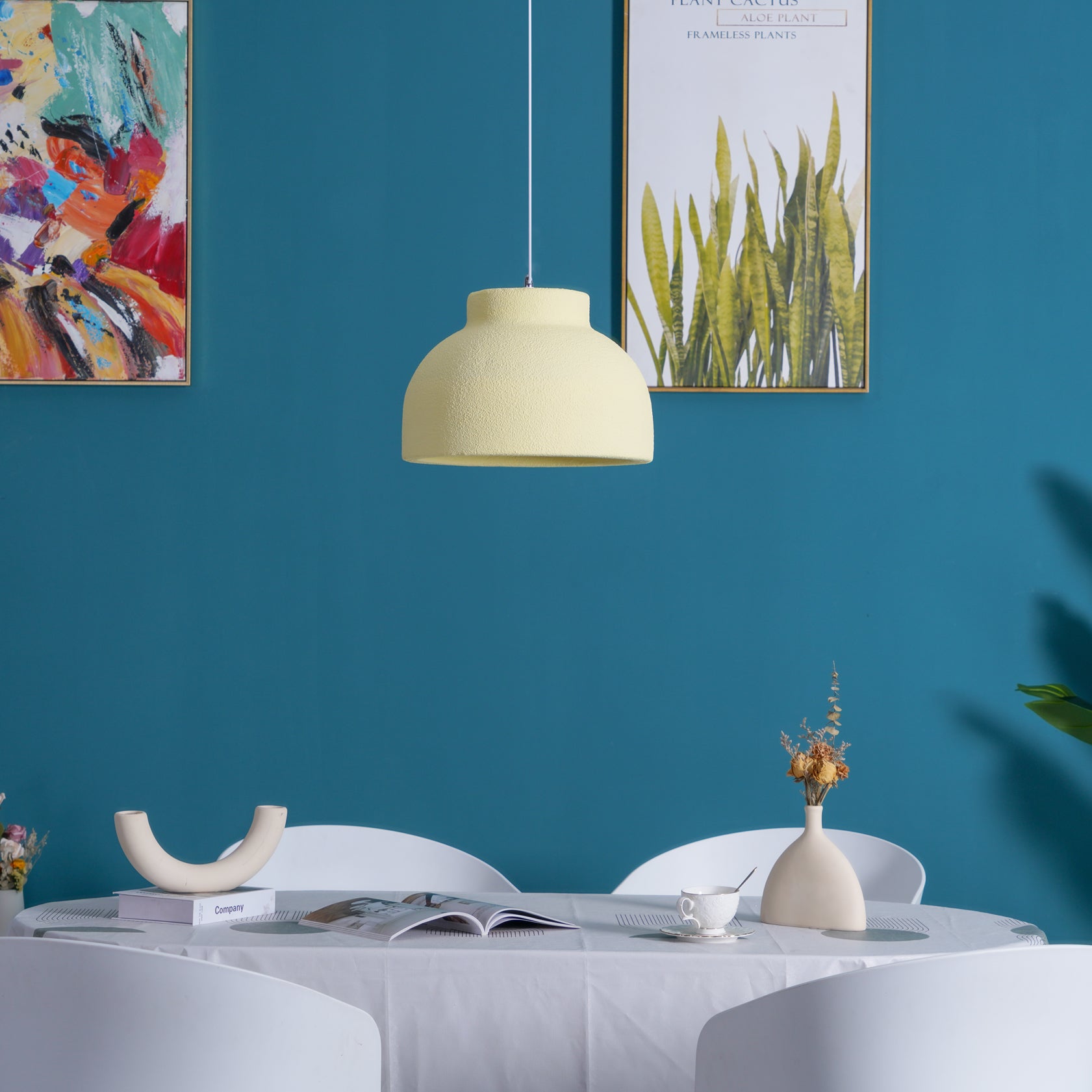 Divelo Polyethylene Cozy Pendant Lamp-Neutral Decor