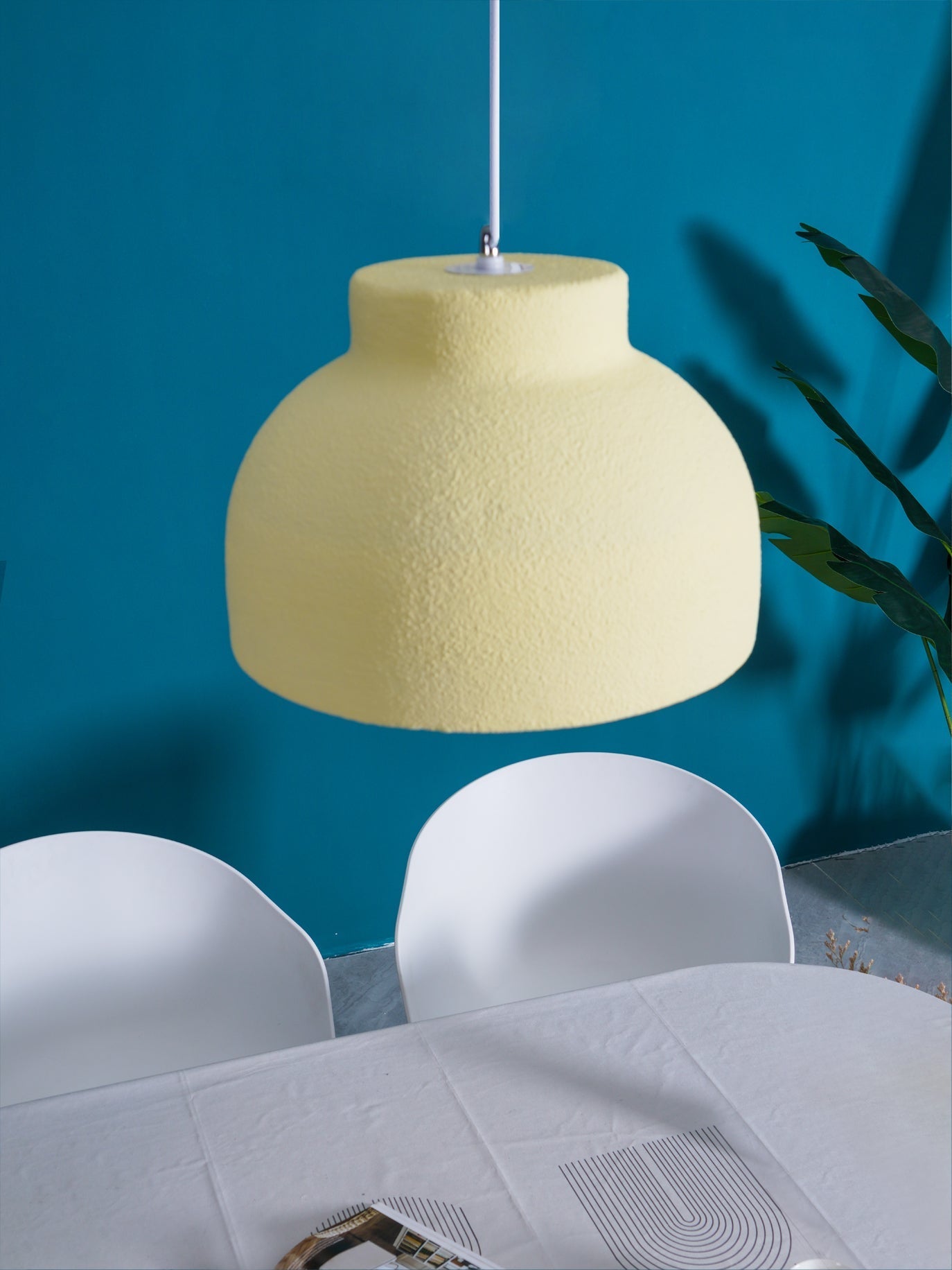 Divelo Polyethylene Cozy Pendant Lamp-Neutral Decor