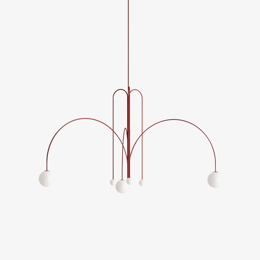 Lustra Chandelier Globe Modern-Neutral Decor