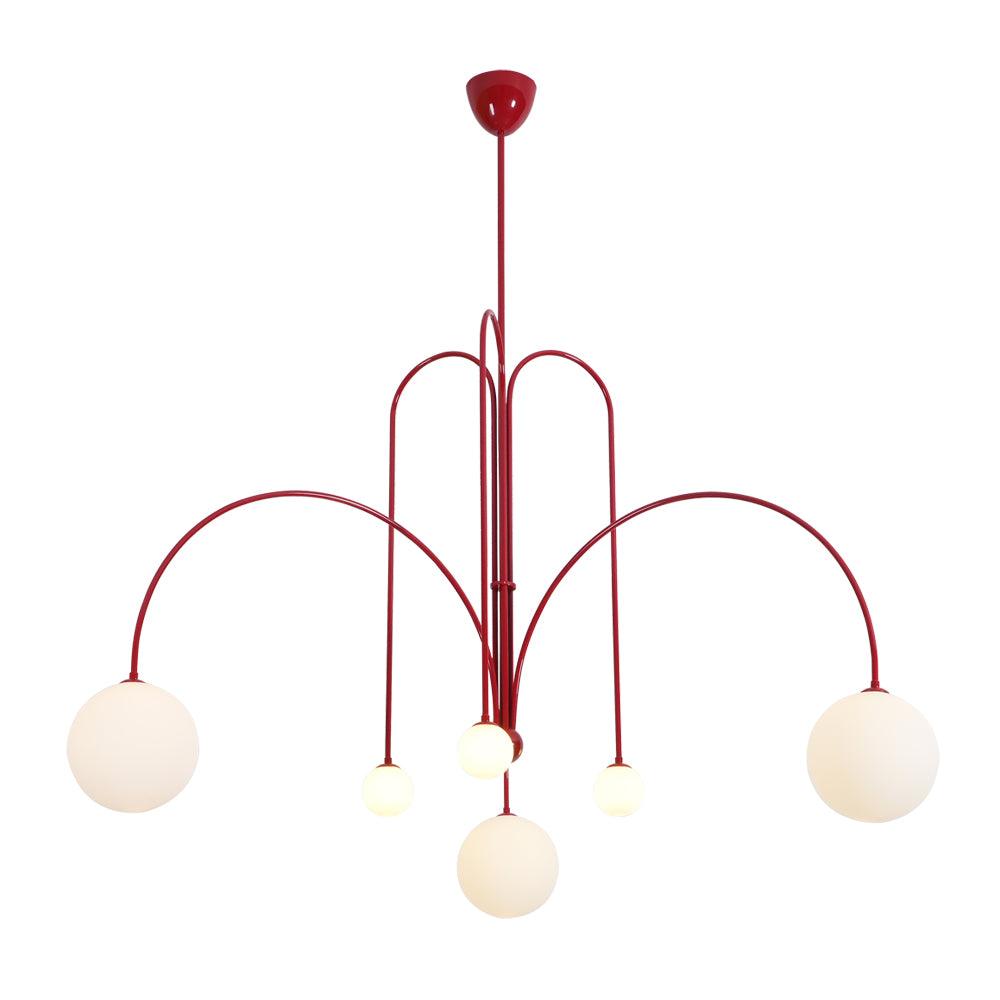 Lustra Chandelier Globe Modern-Neutral Decor