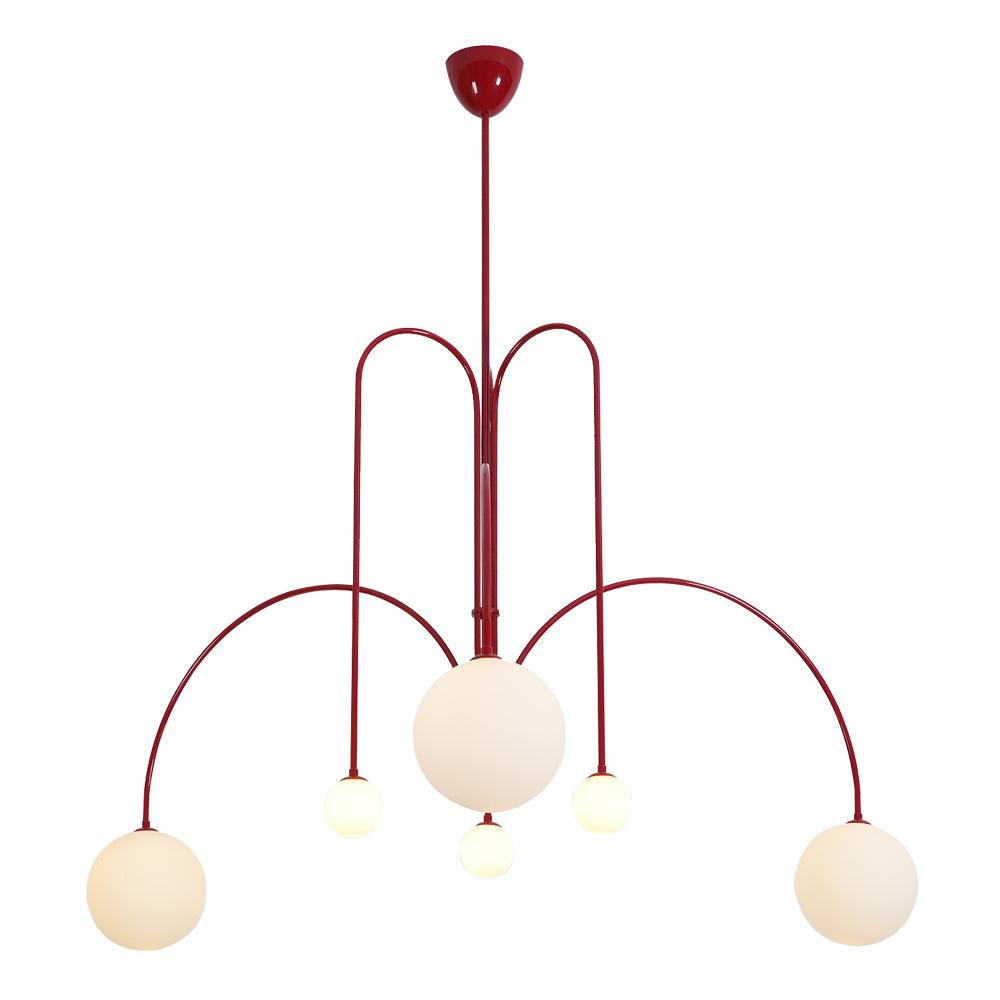 Lustra Chandelier Globe Modern-Neutral Decor