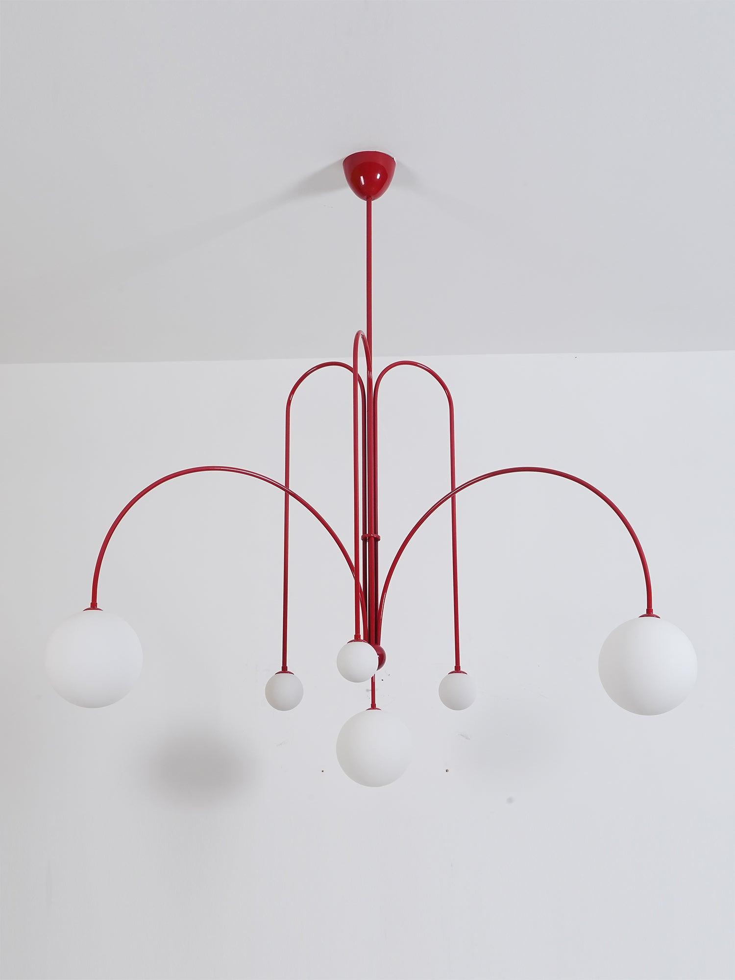 Lustra Chandelier Globe Modern-Neutral Decor