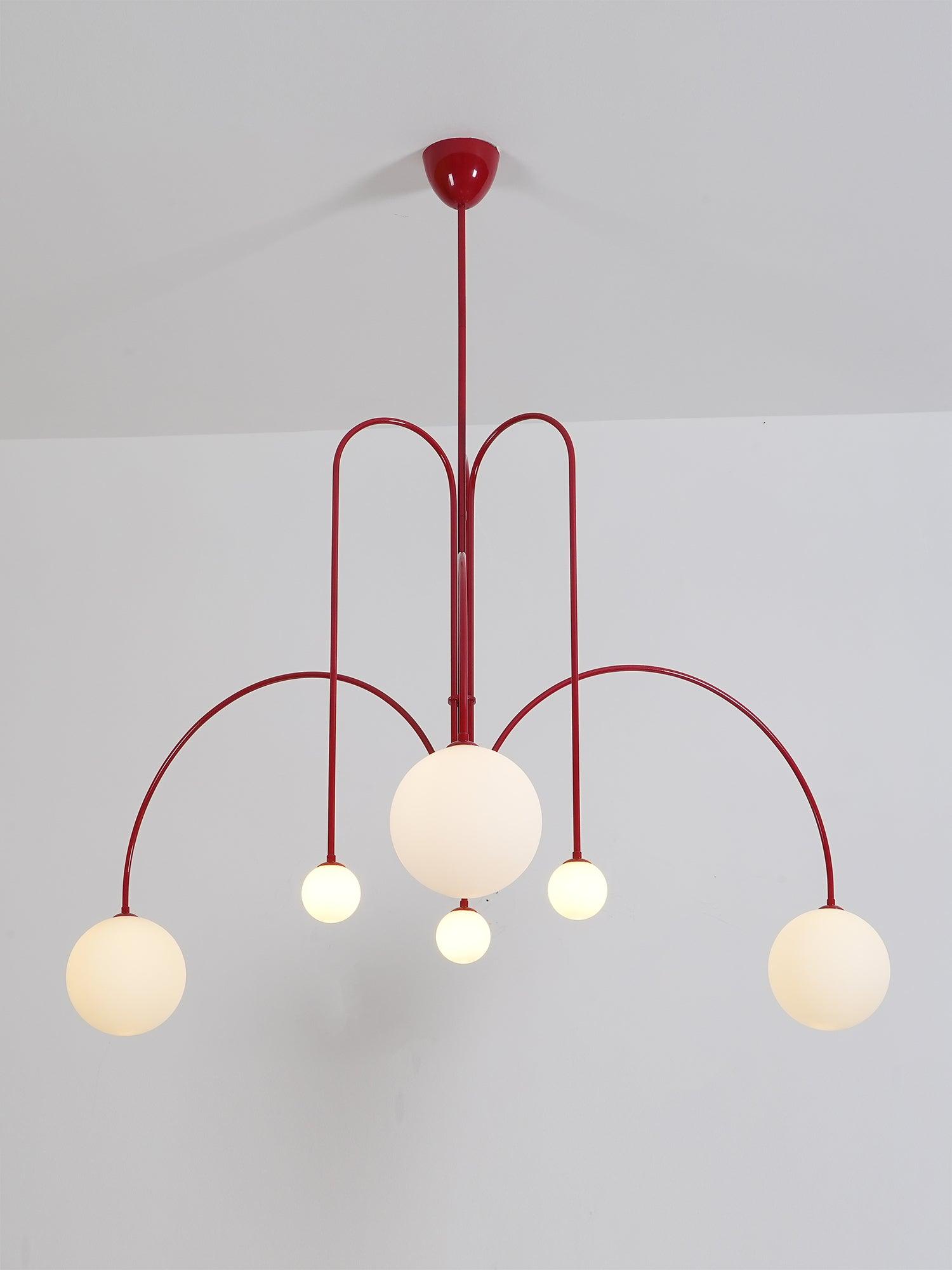Lustra Chandelier Globe Modern-Neutral Decor