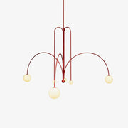 Lustra Chandelier Globe Modern-Neutral Decor