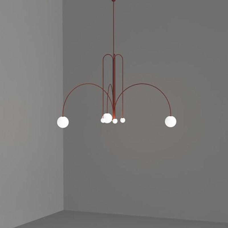 Lustra Chandelier Globe Modern-Neutral Decor