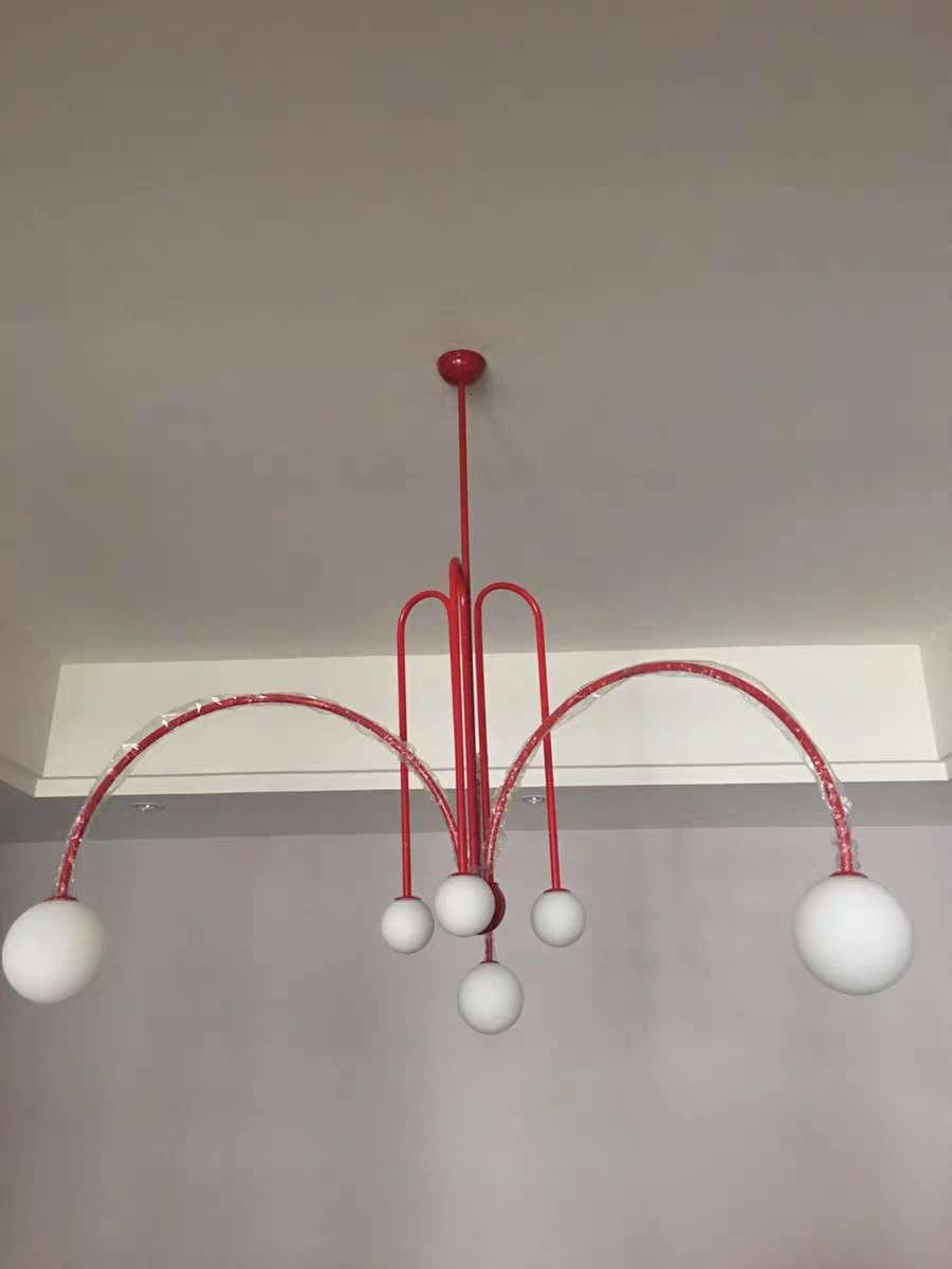 Lustra Chandelier Globe Modern-Neutral Decor