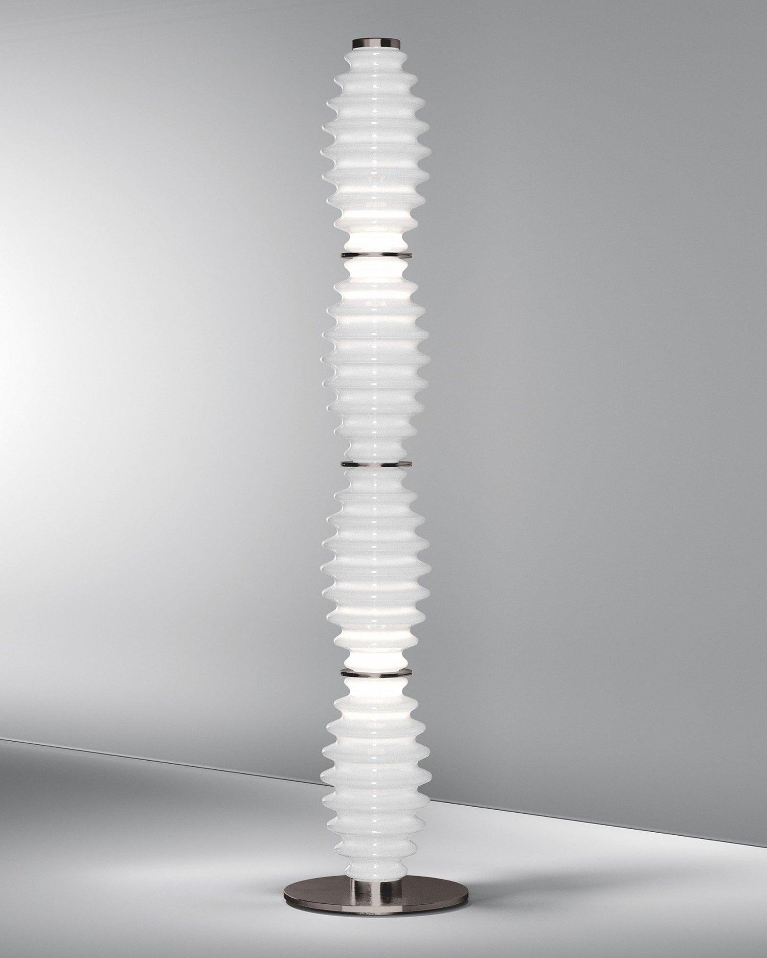 Taylor Glass Modern Floor Lamp-Neutral Decor