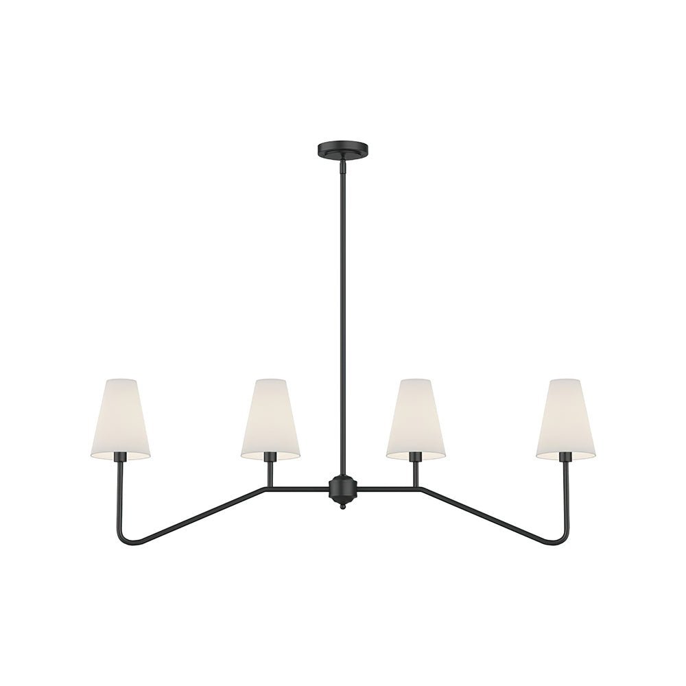 Lustra Chandelier Brass Curved Beige Linear-Neutral Decor