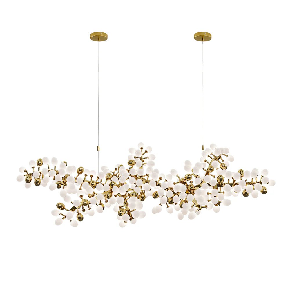 Aldo Elegant Droplet Glass Chandelier-Neutral Decor