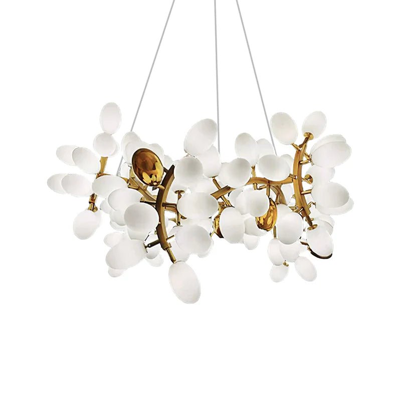 Aldo Elegant Droplet Glass Chandelier-Neutral Decor